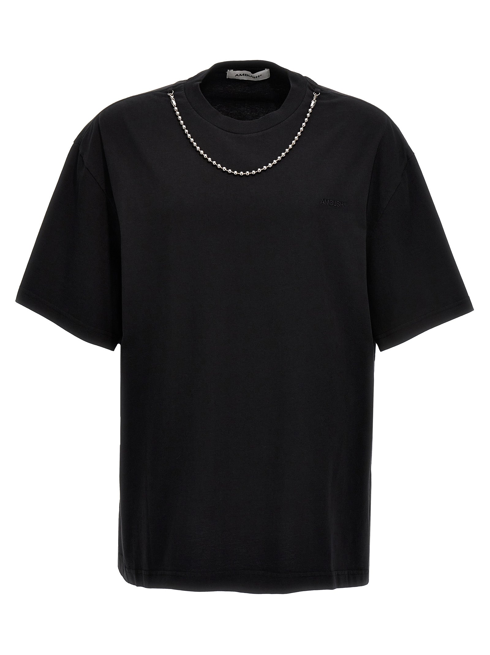 Ambush-Ballchain T Shirt Nero-Uomo