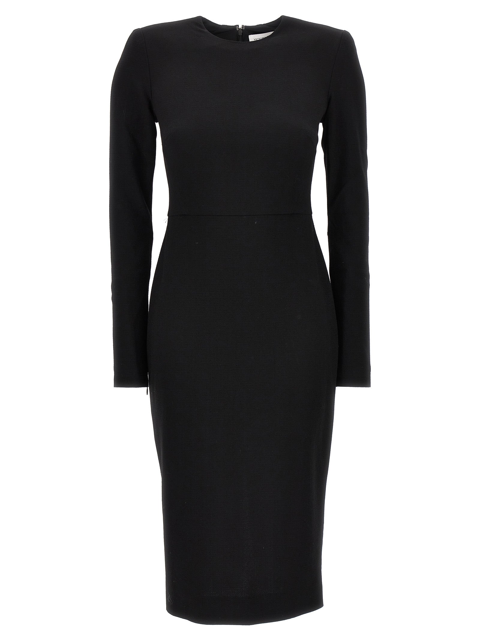 Victoria Beckham-Midi Dress Abiti Nero-Donna