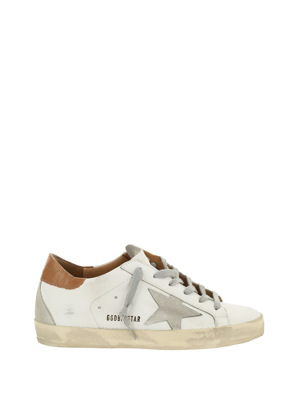 Golden Goose-Sneakers Superstar in pelle con patch logo-Donna