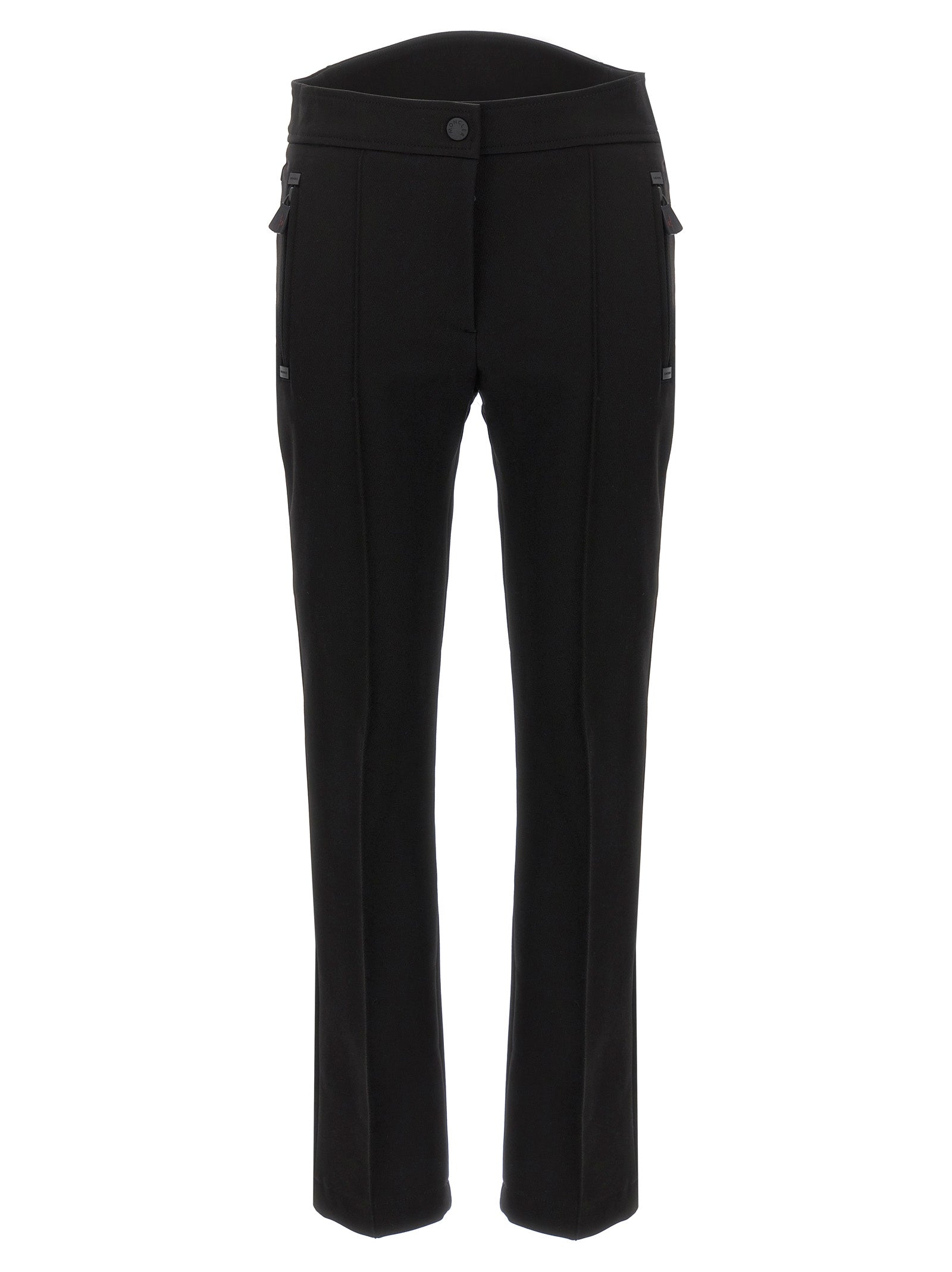 Moncler Grenoble-Stretch Pantaloni Nero-Donna