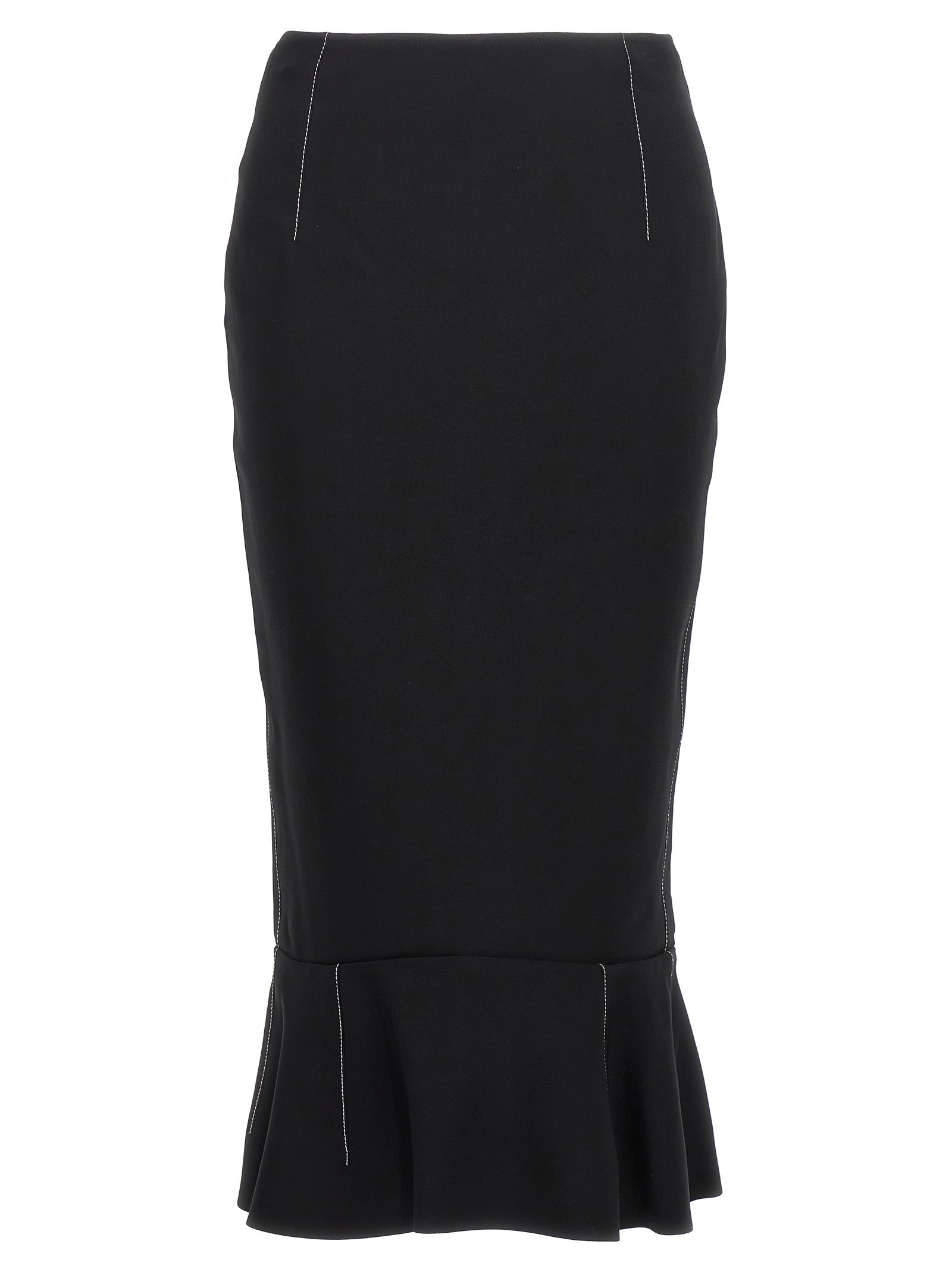 Marni-Sheath Skirt Gonne Nero-Donna