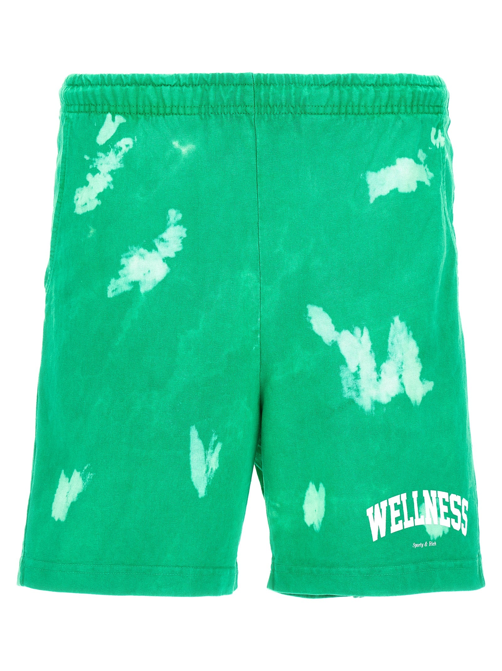 Sporty & Rich-Wellness Ivy Gym Bermuda, Short Verde-Donna