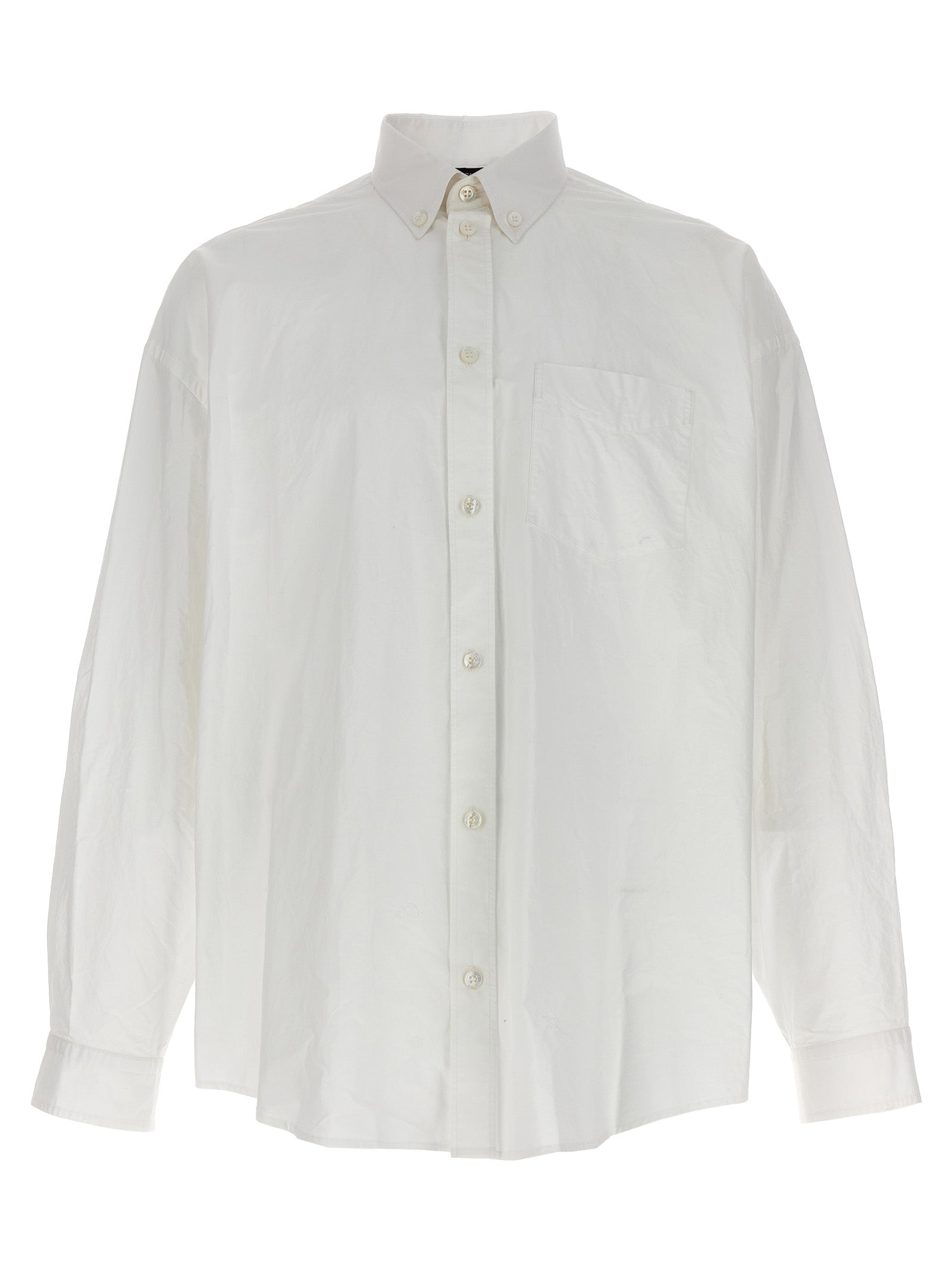 Balenciaga-Oversized Shirt Camicie Bianco-Uomo