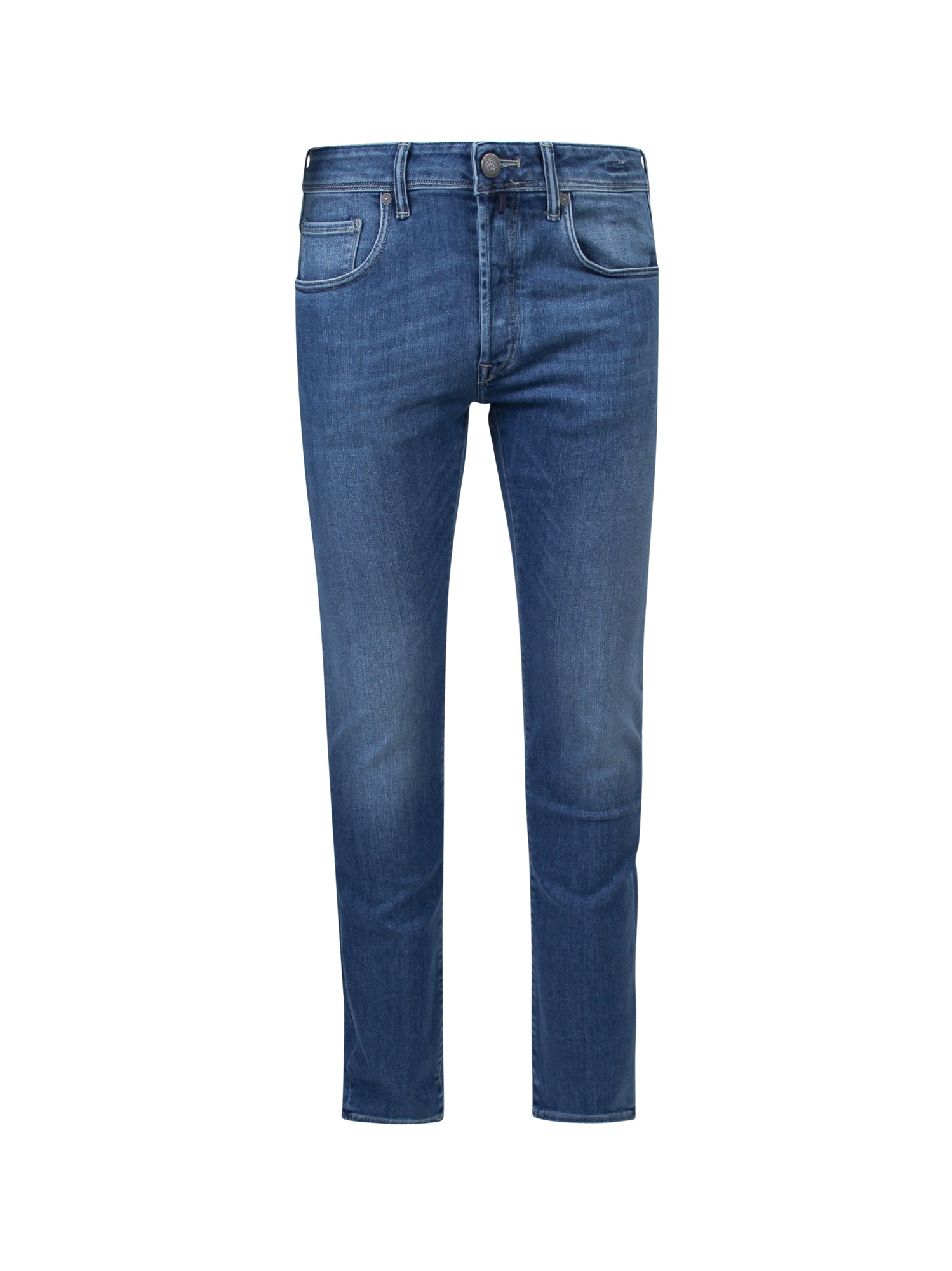 Incotex-Jean slim fit in cotone stretch-Uomo