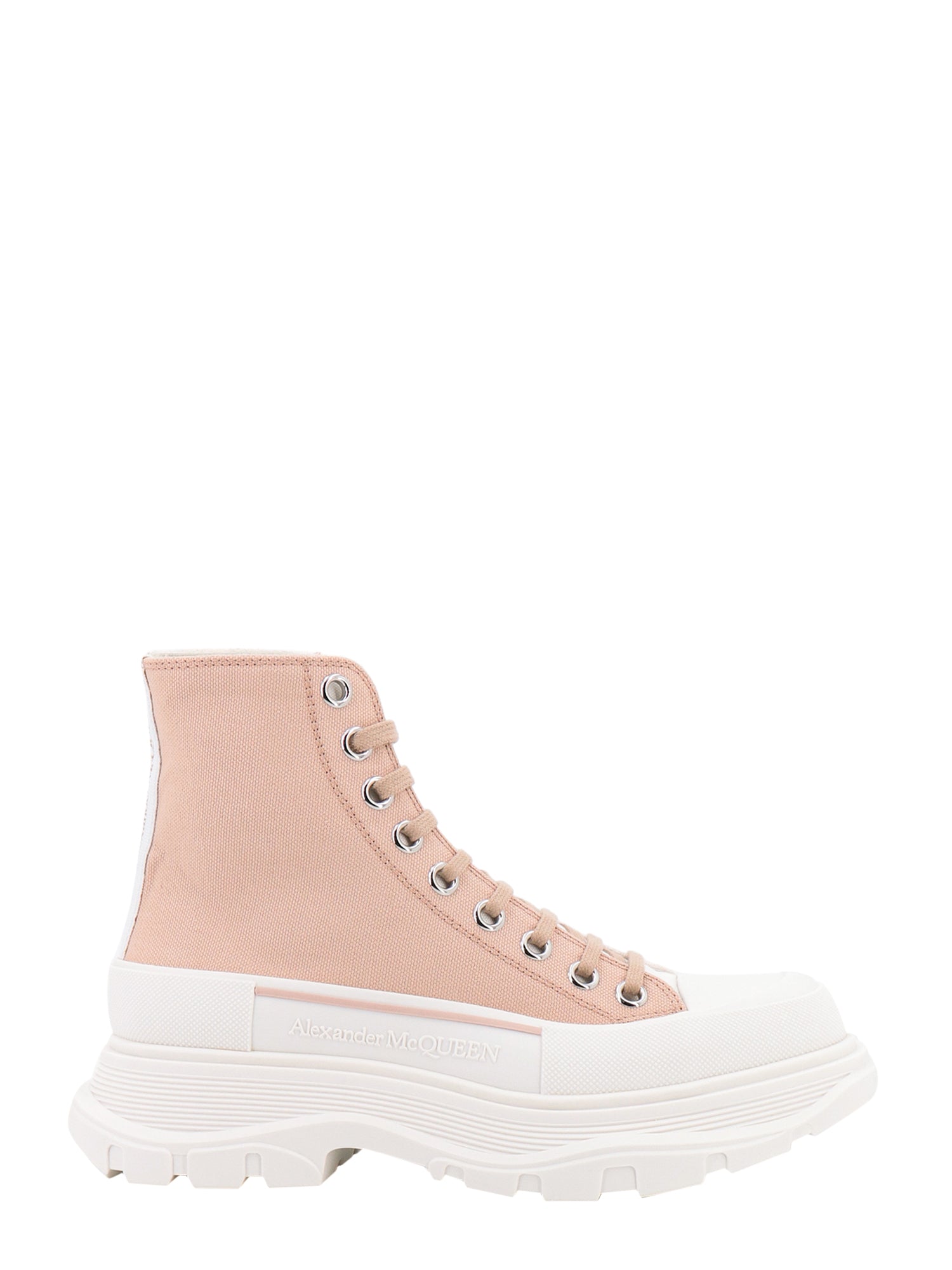 Alexander McQueen-Sneakers bicolore in canvas-Donna