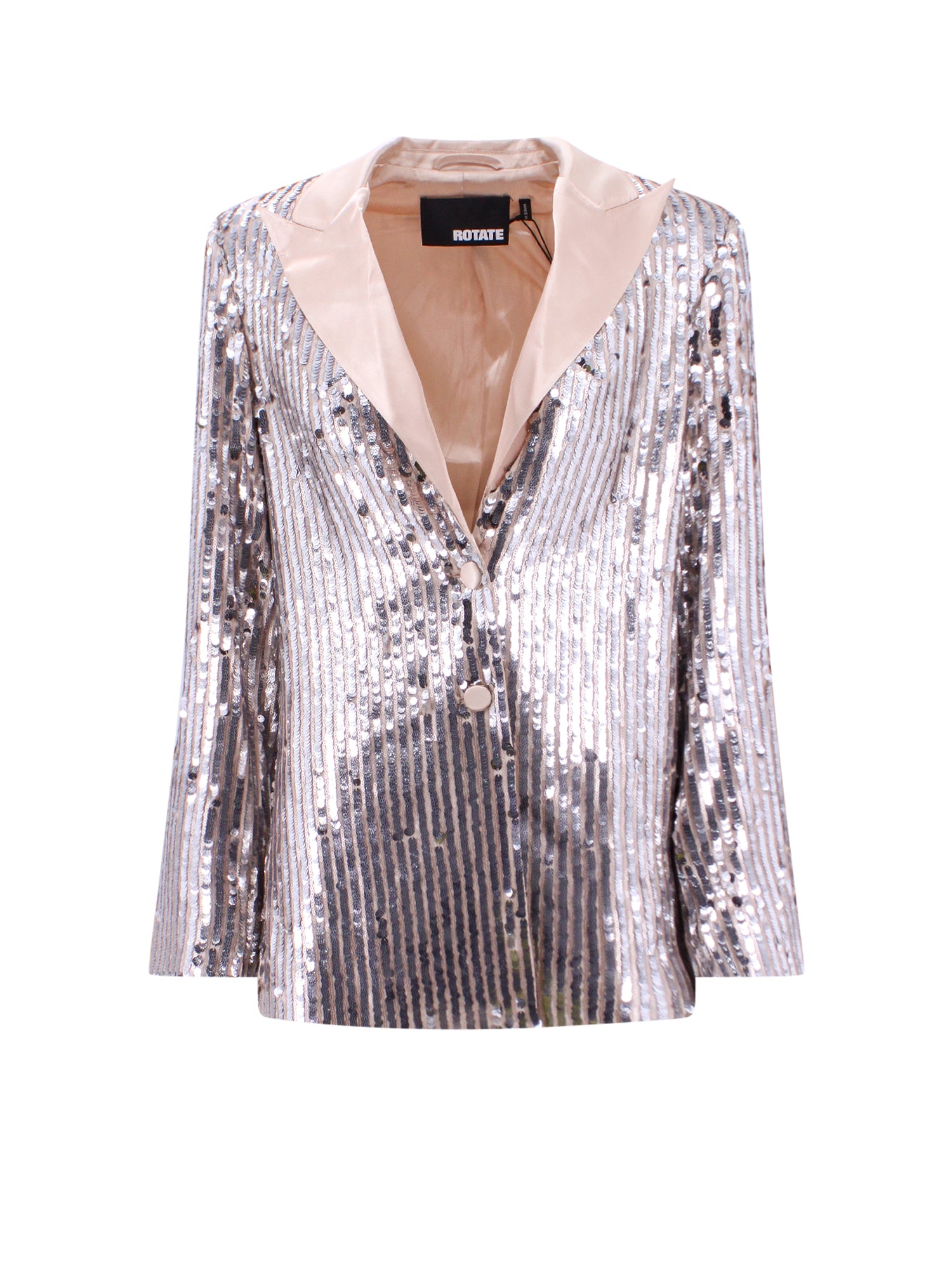 Rotate Birger Christensen-Blazer con paillettes all-over-Donna