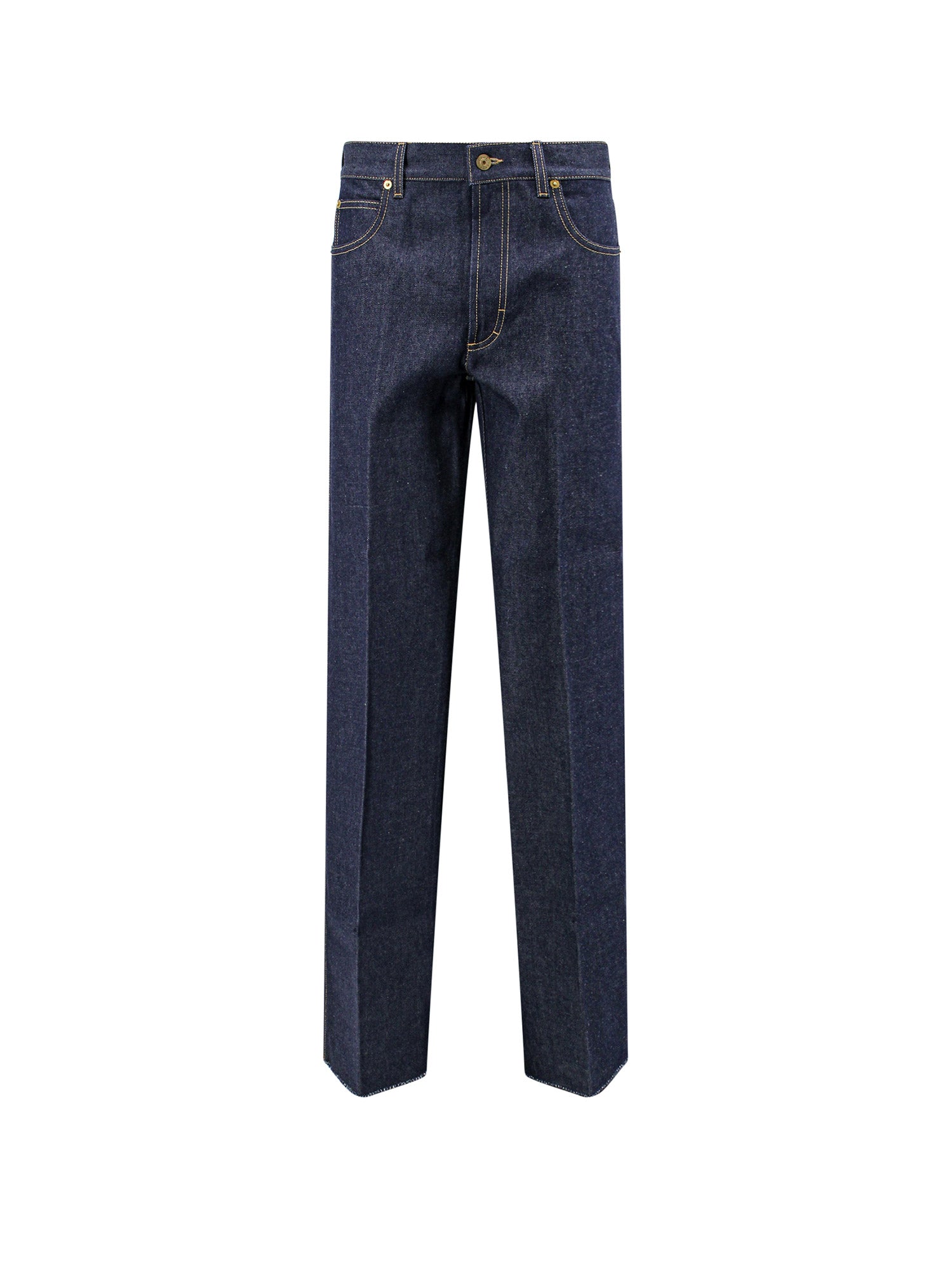 Gucci-Jeans in cotone con etichetta Gucci City-Uomo