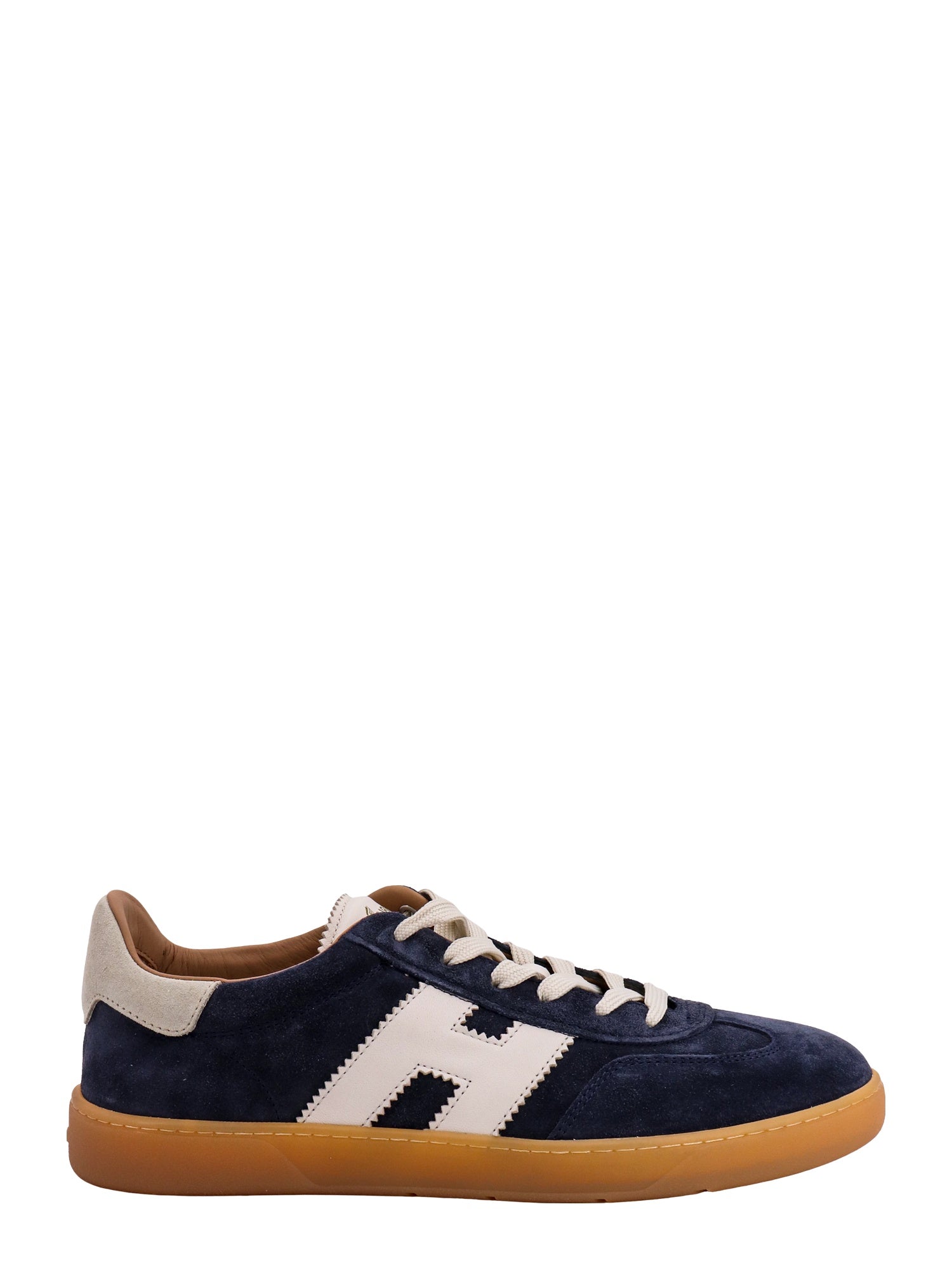 Hogan-Sneakers in suede con profili in pelle-Uomo