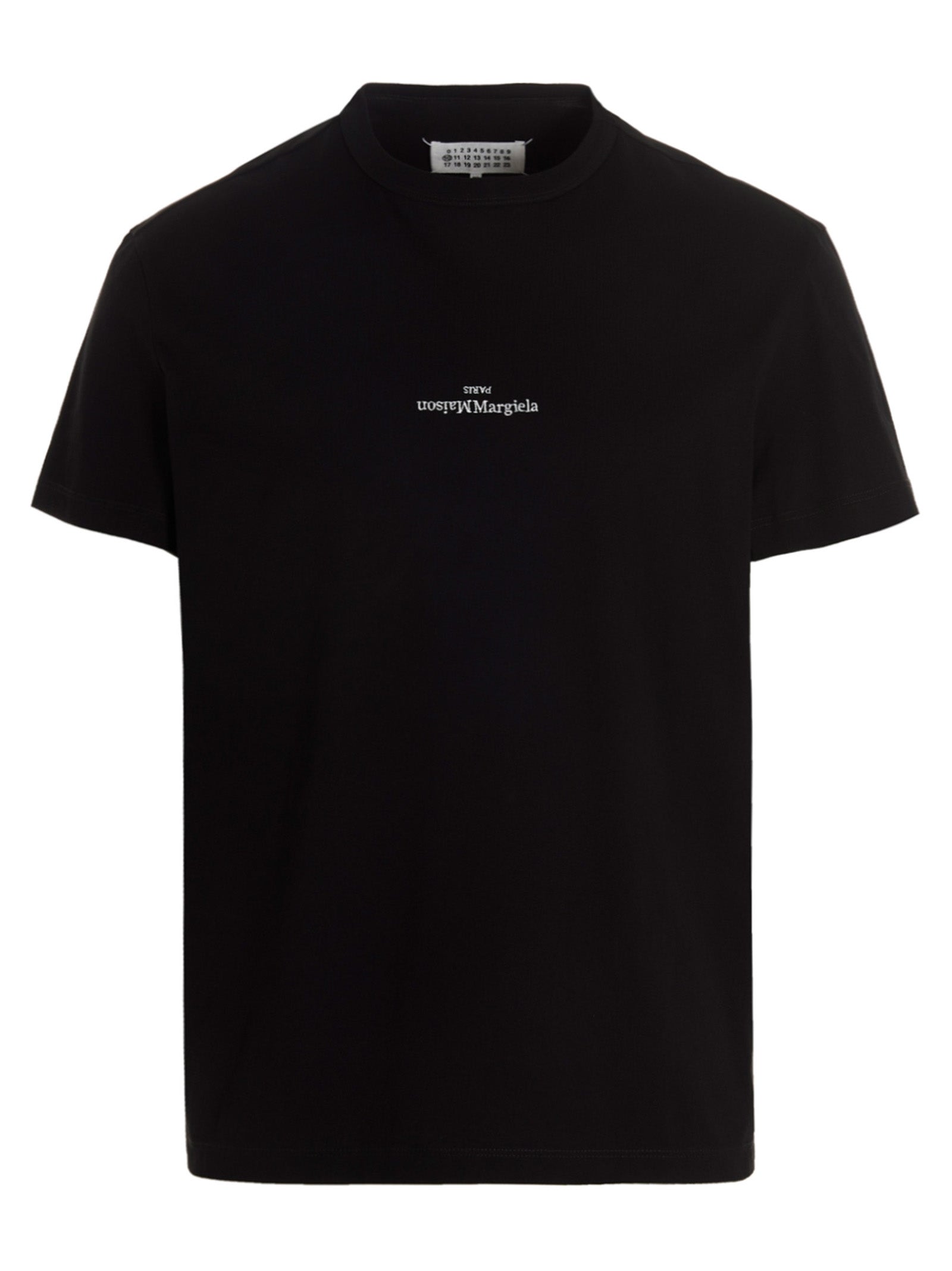 Maison Margiela-Maison Margiela Paris T Shirt Nero-Uomo