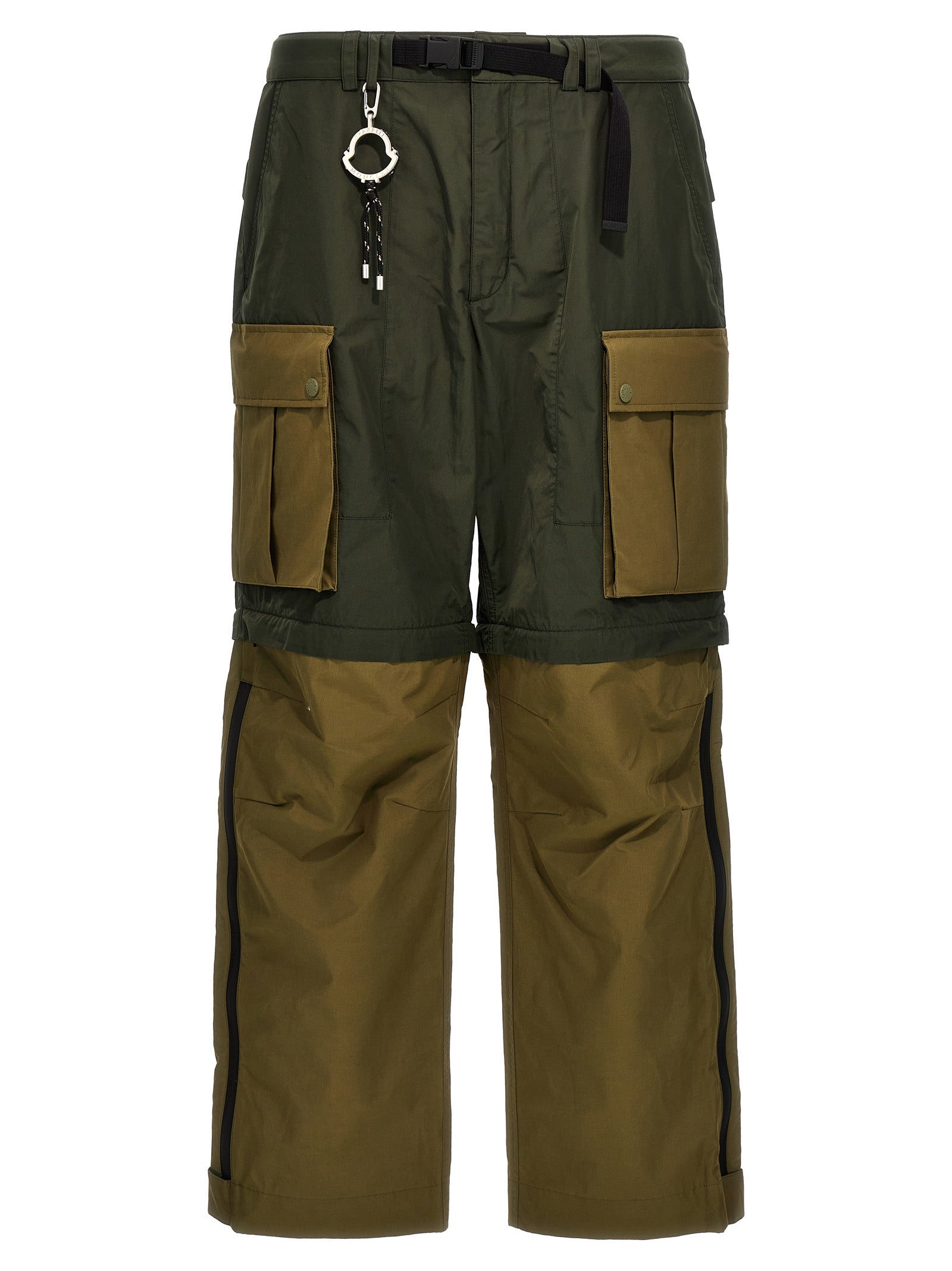 Moncler Genius-Moncler Genius X Pharrell Williams Trousers Pantaloni Verde-Uomo