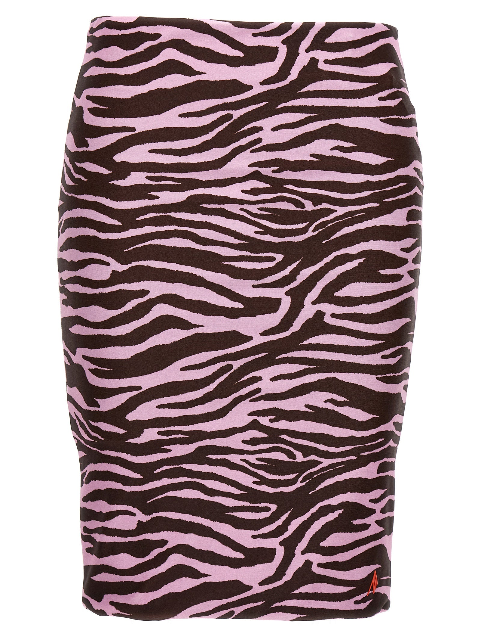 The Attico-Zebra Miniskirt Beachwear Multicolor-Donna