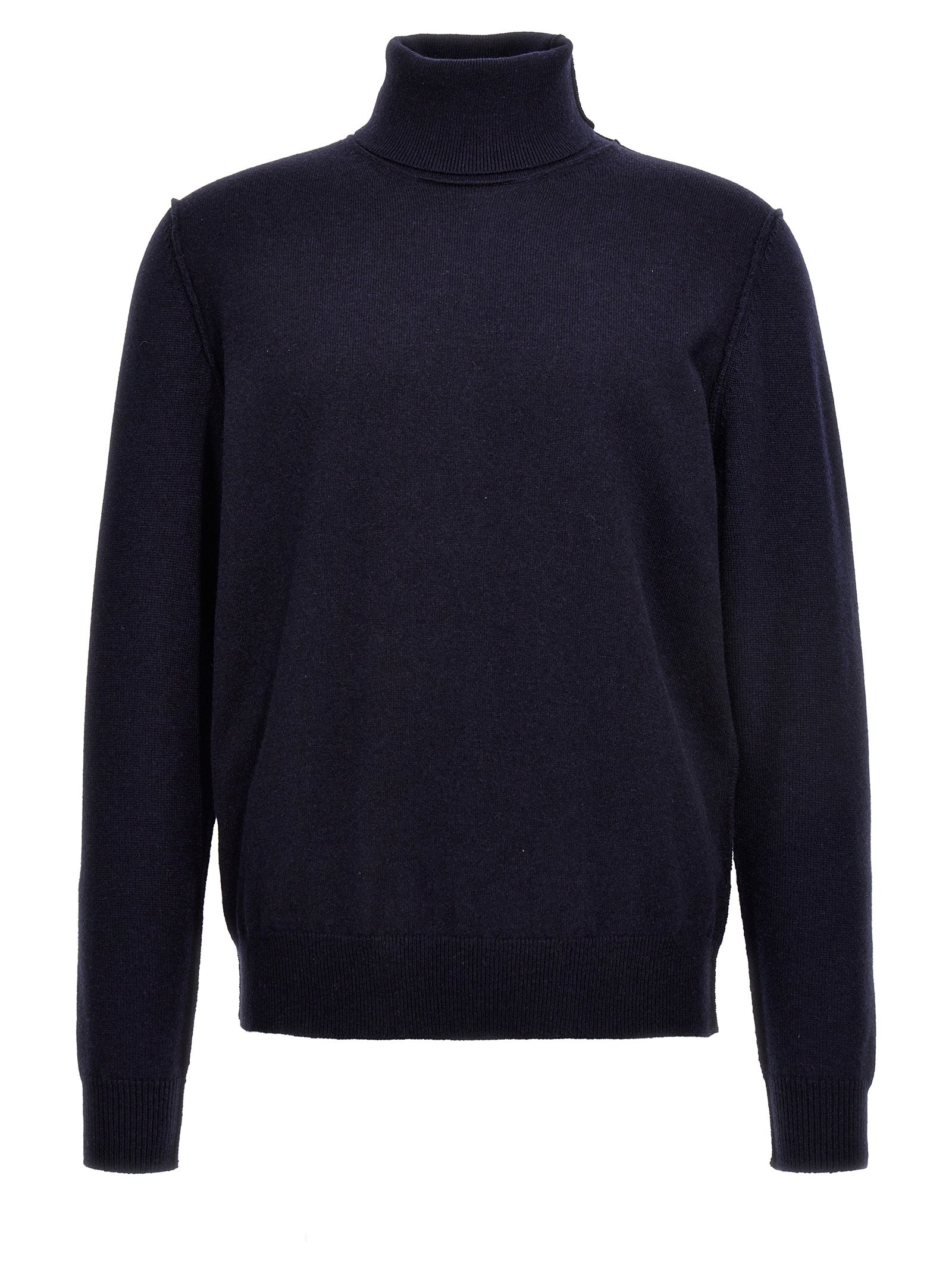 Maison Margiela-Cashmere Sweater Maglioni Blu-Uomo