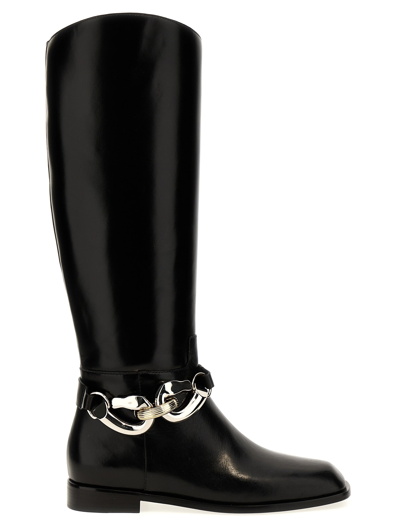 Tory Burch-Jessa Riding Boot Stivali E Stivaletti Nero-Donna