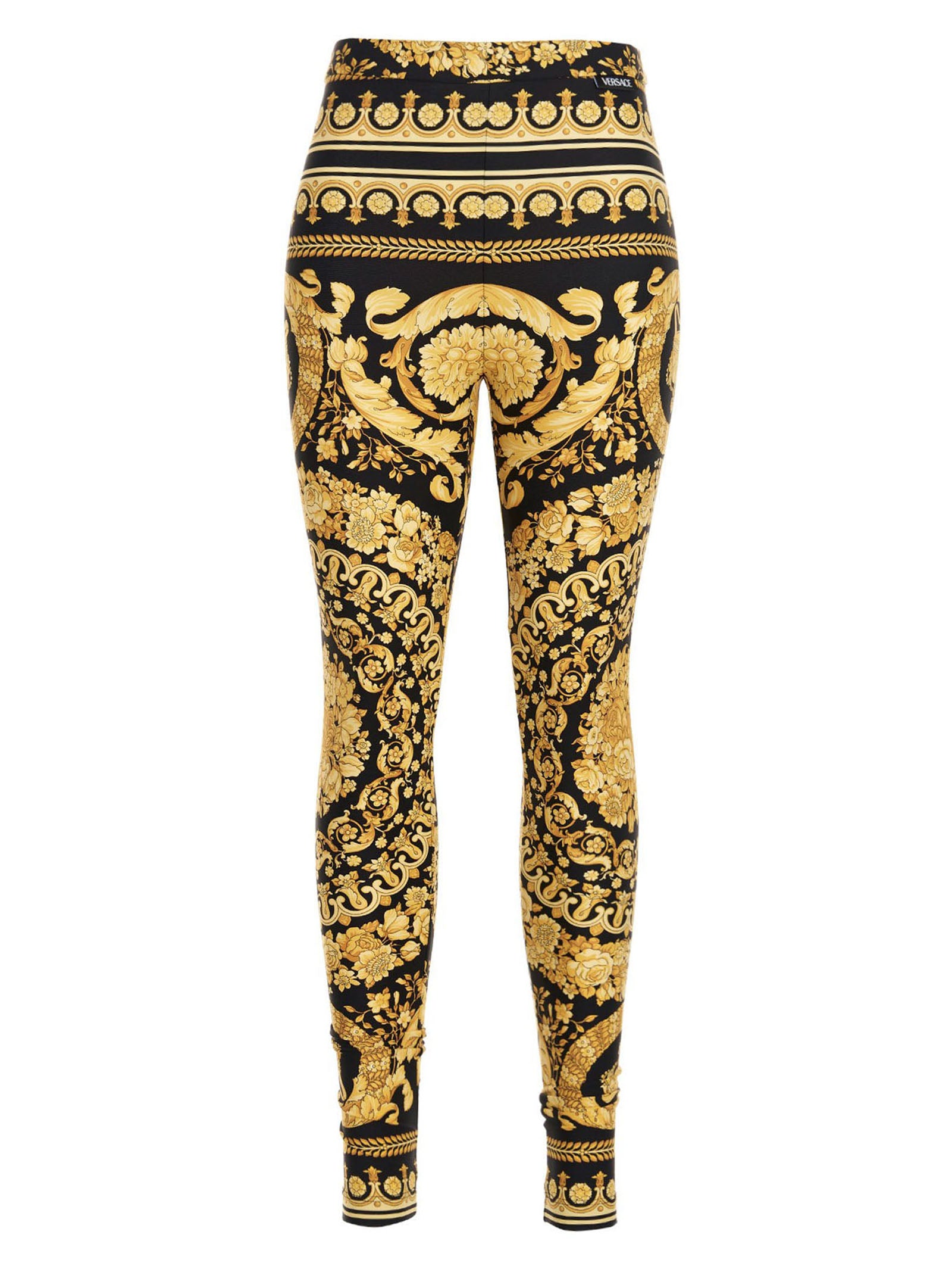 Versace-Barocco Leggings Multicolor-Donna