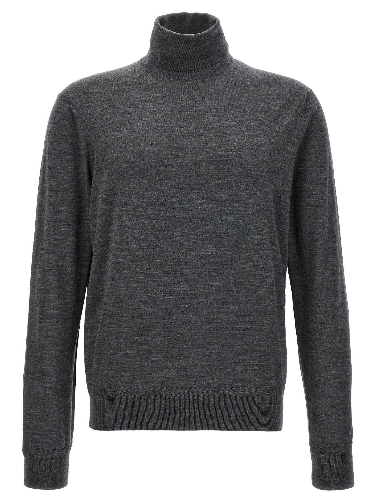 Tom Ford-High Neck Sweater Maglioni Grigio-Uomo