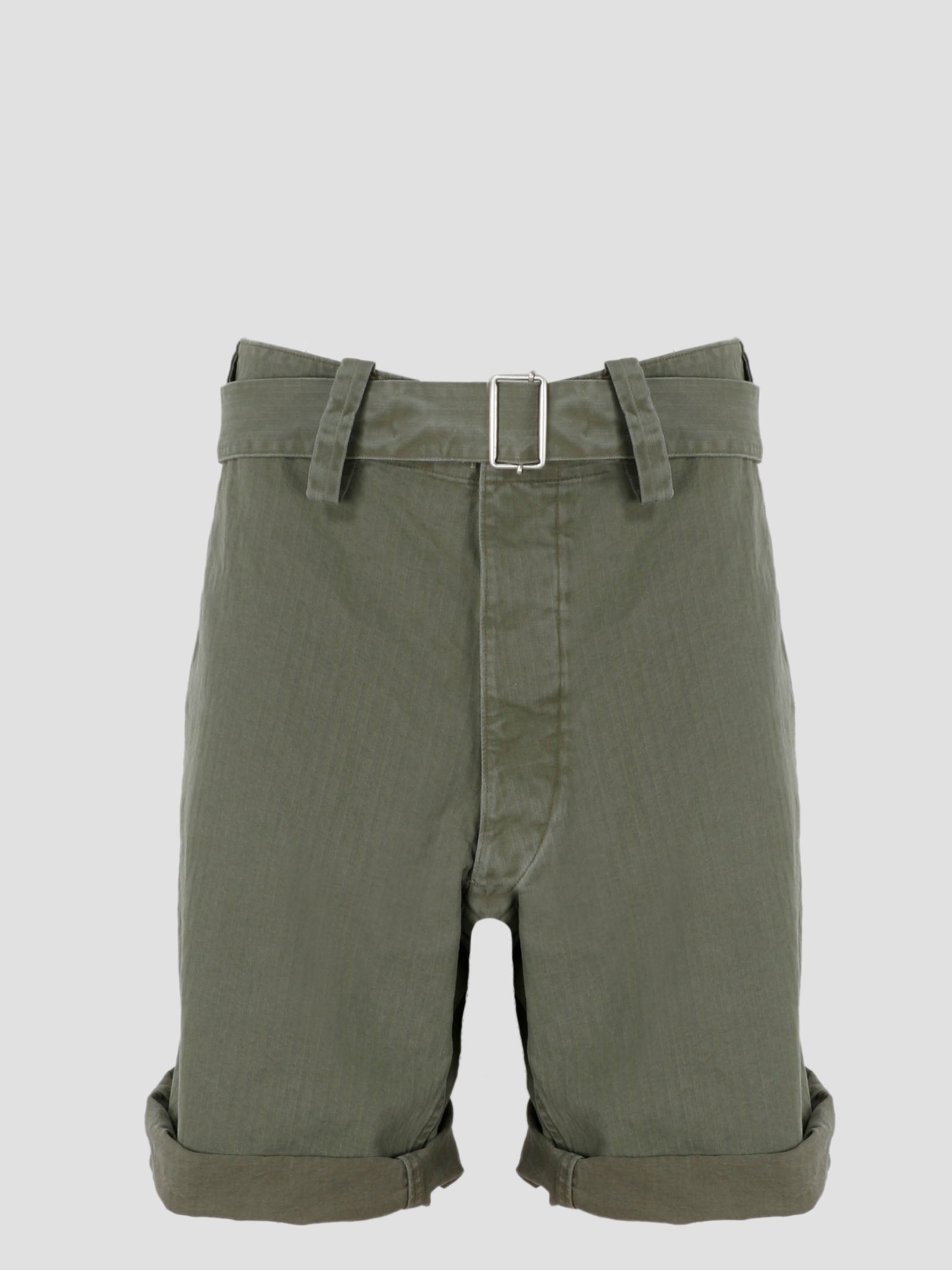 Maison Margiela-Twill shorts-Uomo