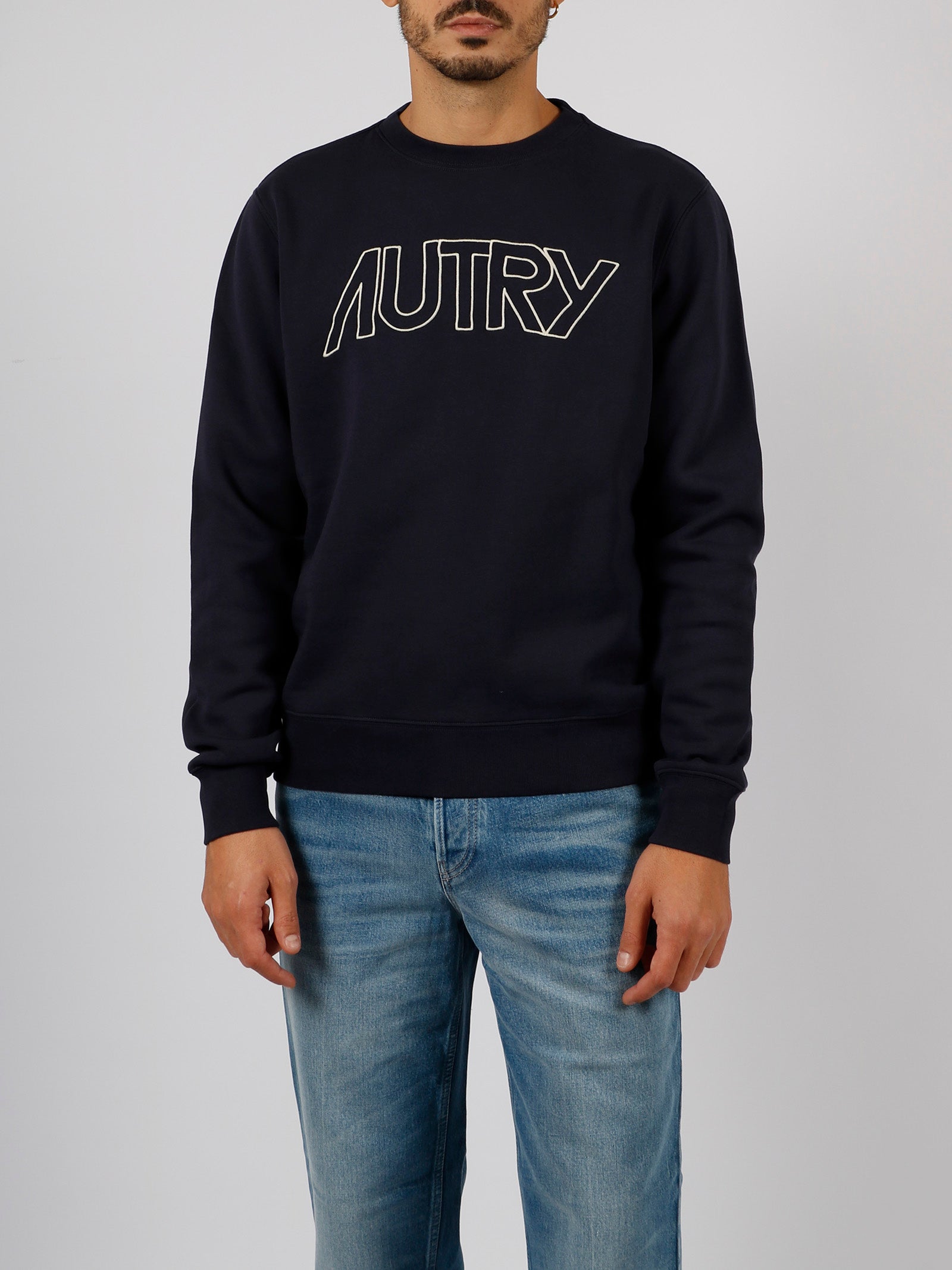 Autry-Logo icon sweatshirt-Uomo