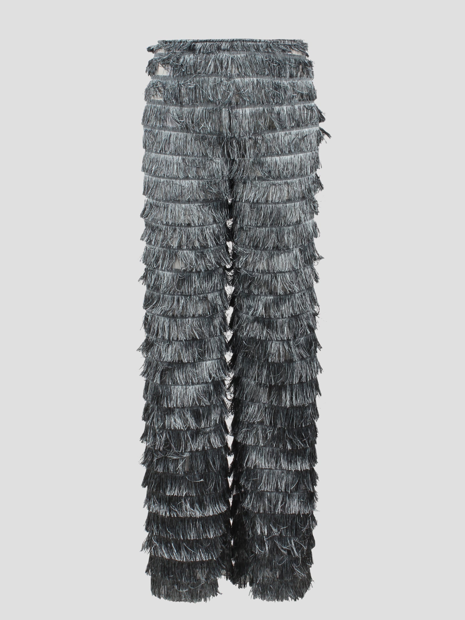 Alberta Ferretti-Fringes fil coupé trousers-Donna