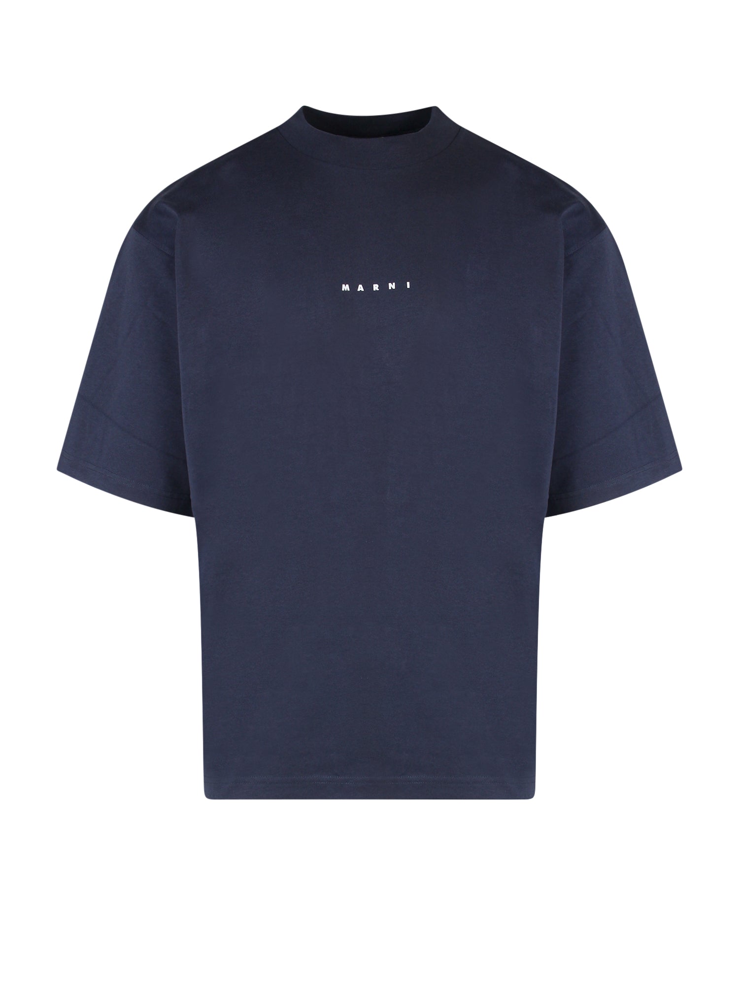 Marni-T-shirt in cotone organico con stampa logo-Uomo