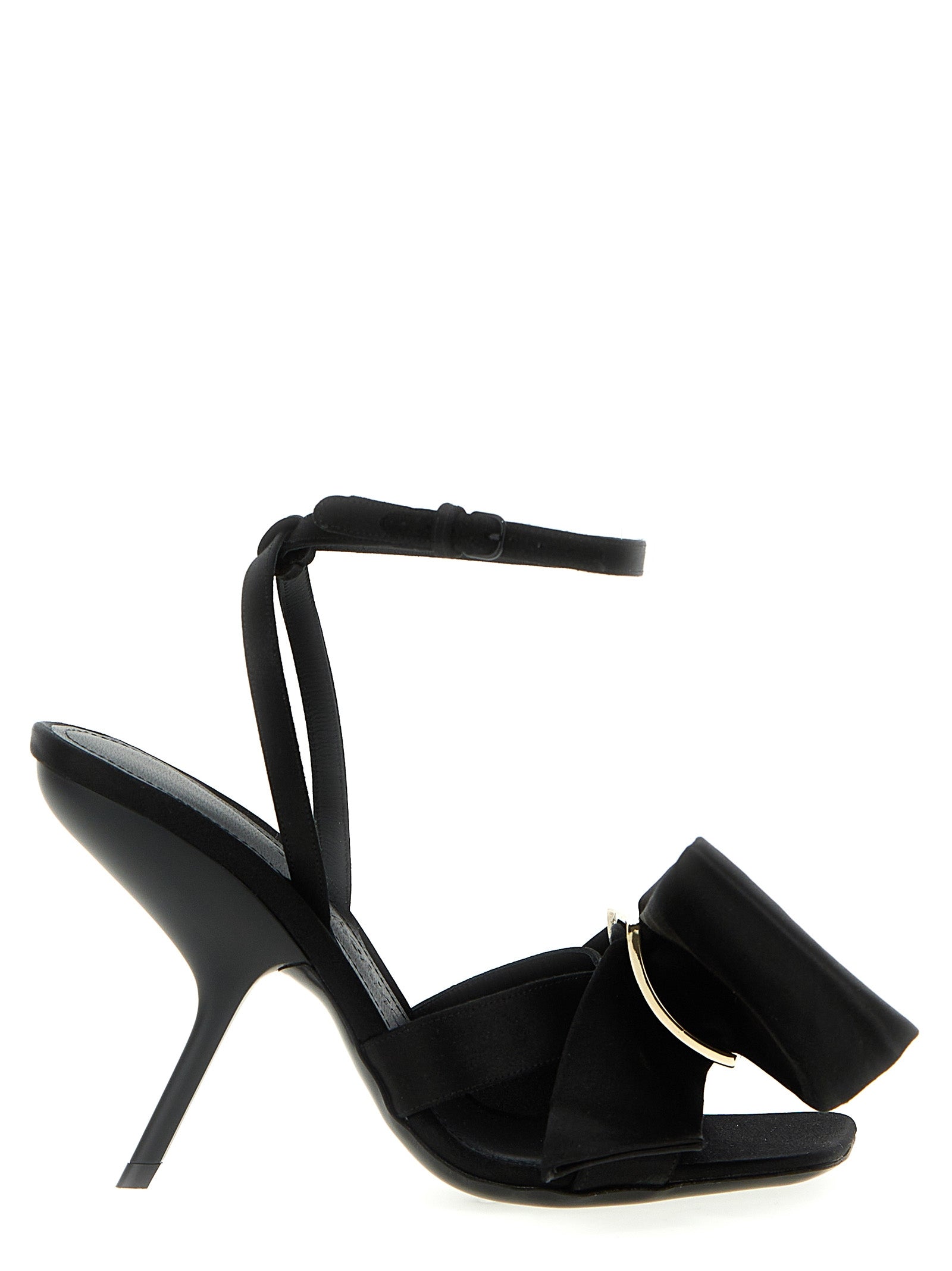 Ferragamo-Helena Sandali Nero-Donna