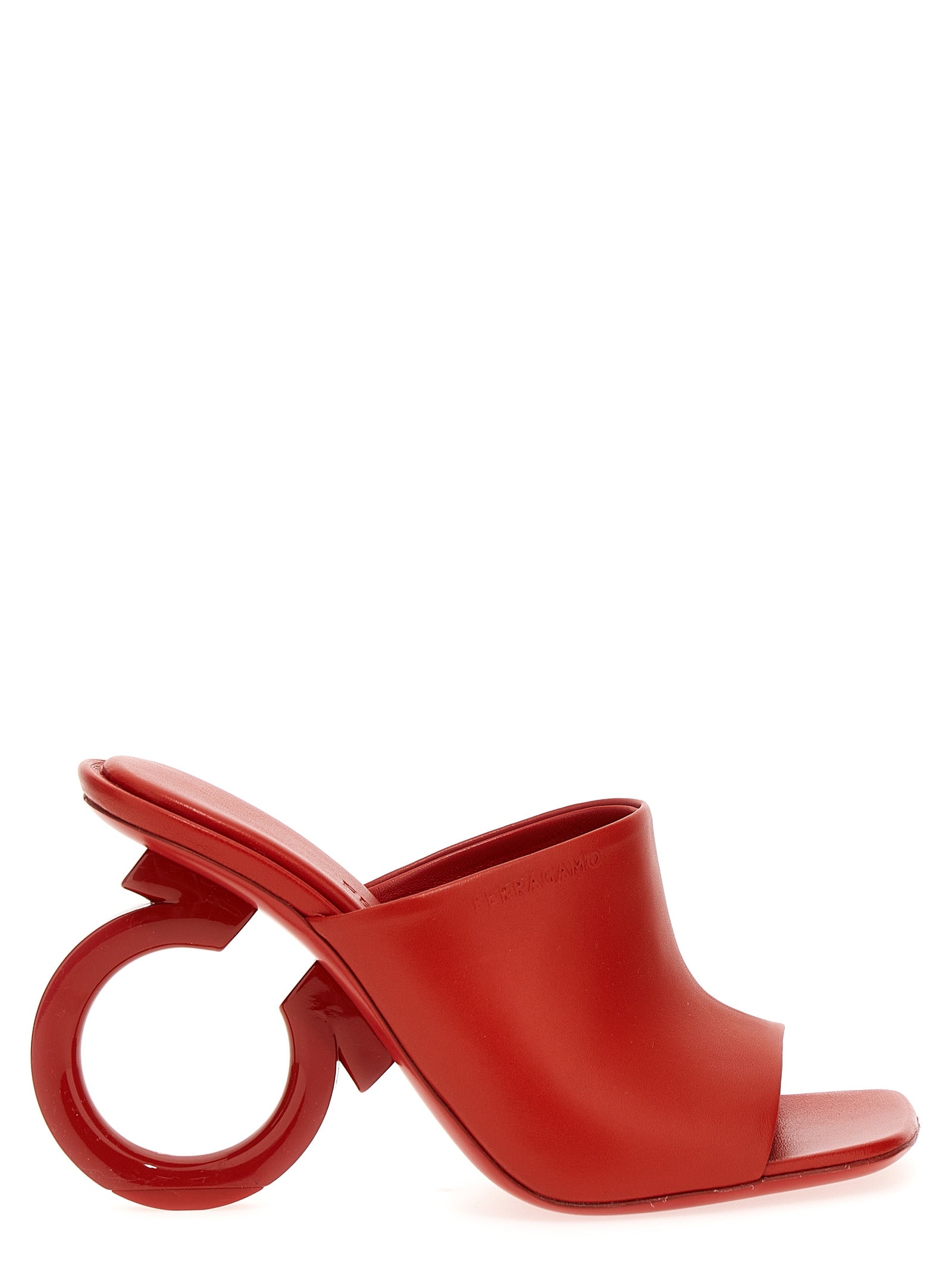 Ferragamo-Astro Sandali Rosso-Donna