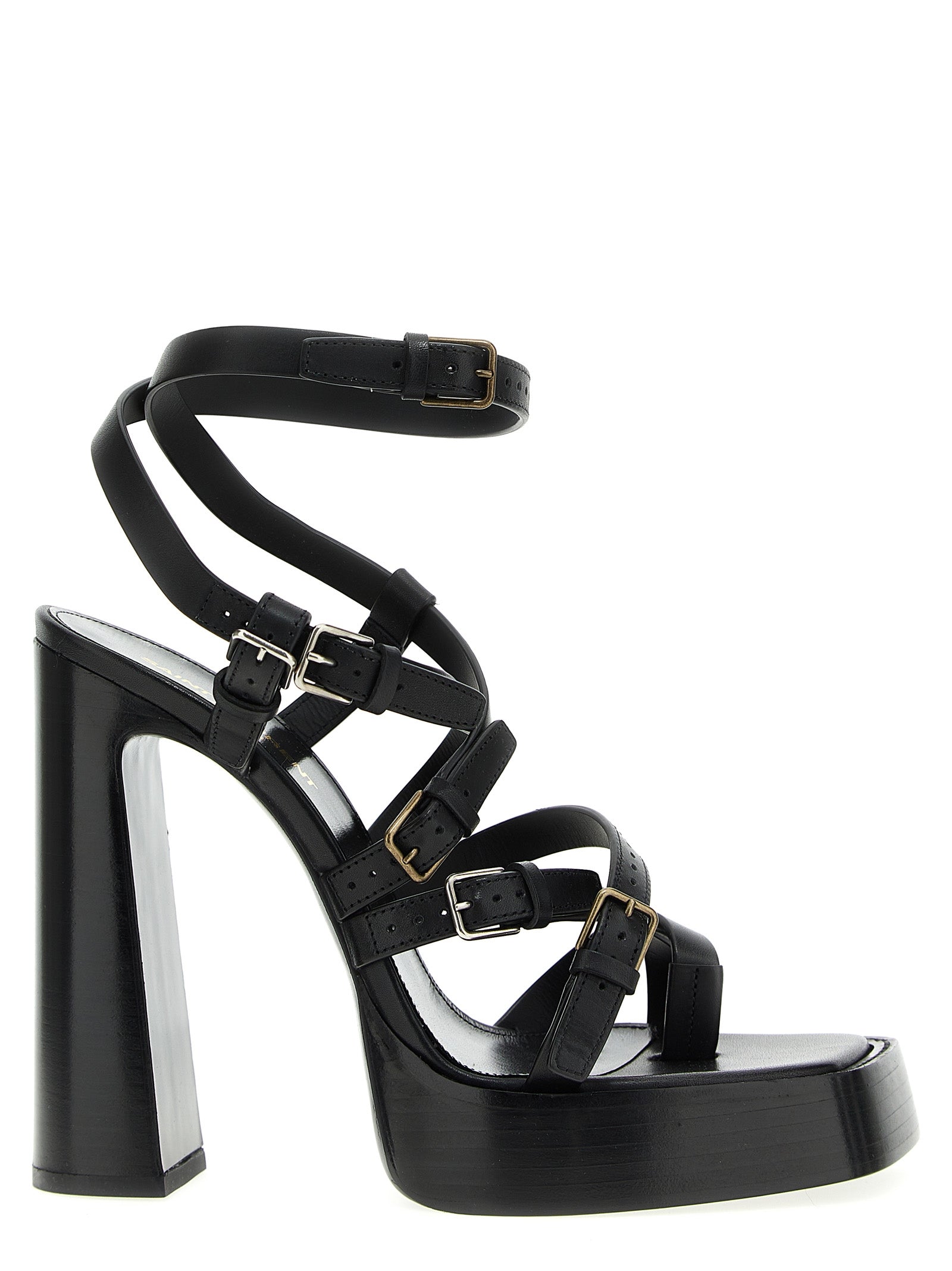 Saint Laurent-Carine Sandali Nero-Donna