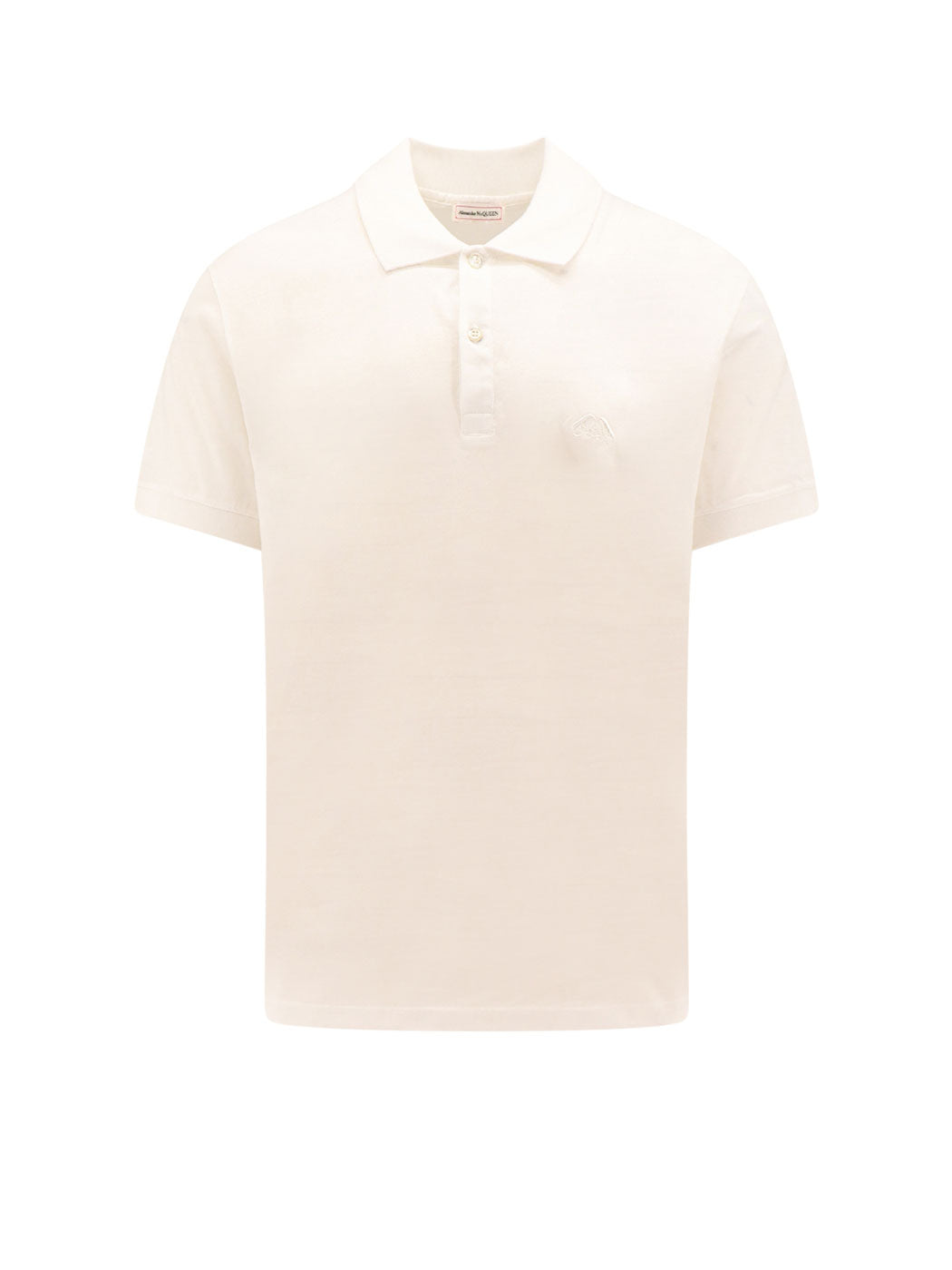 Alexander McQueen-Maglia polo in cotone organico-Uomo