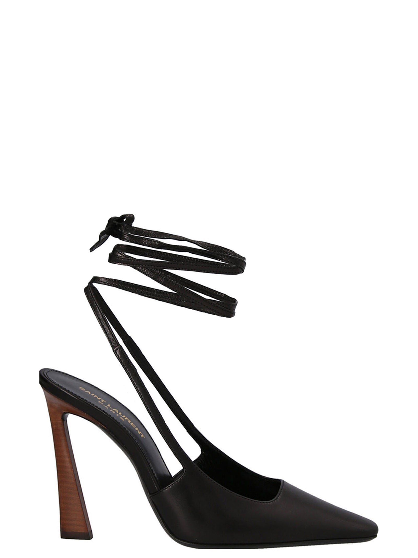 Saint Laurent-Blade Decollete Nero-Donna