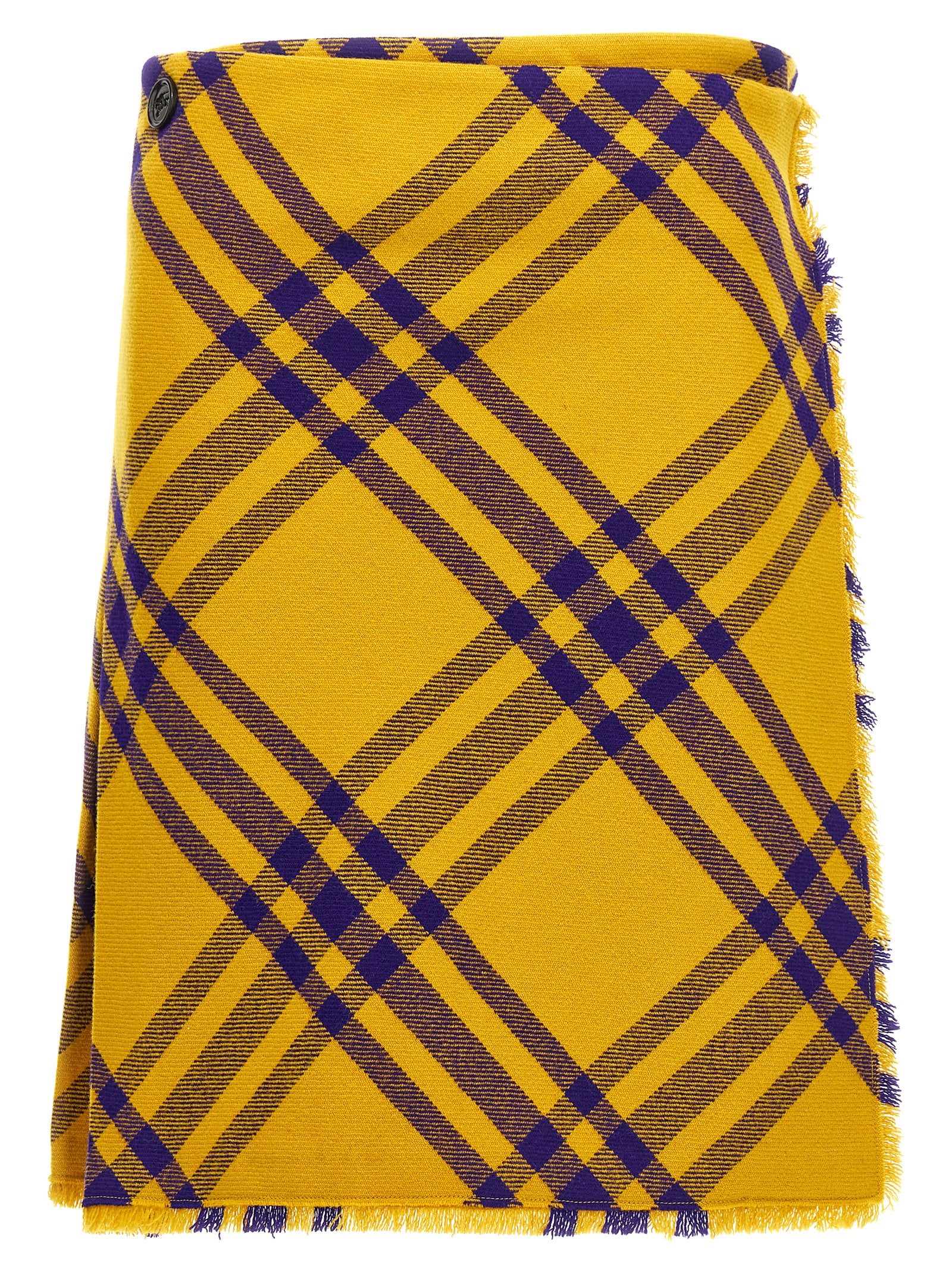 Burberry-Kilt Gonne Giallo-Donna