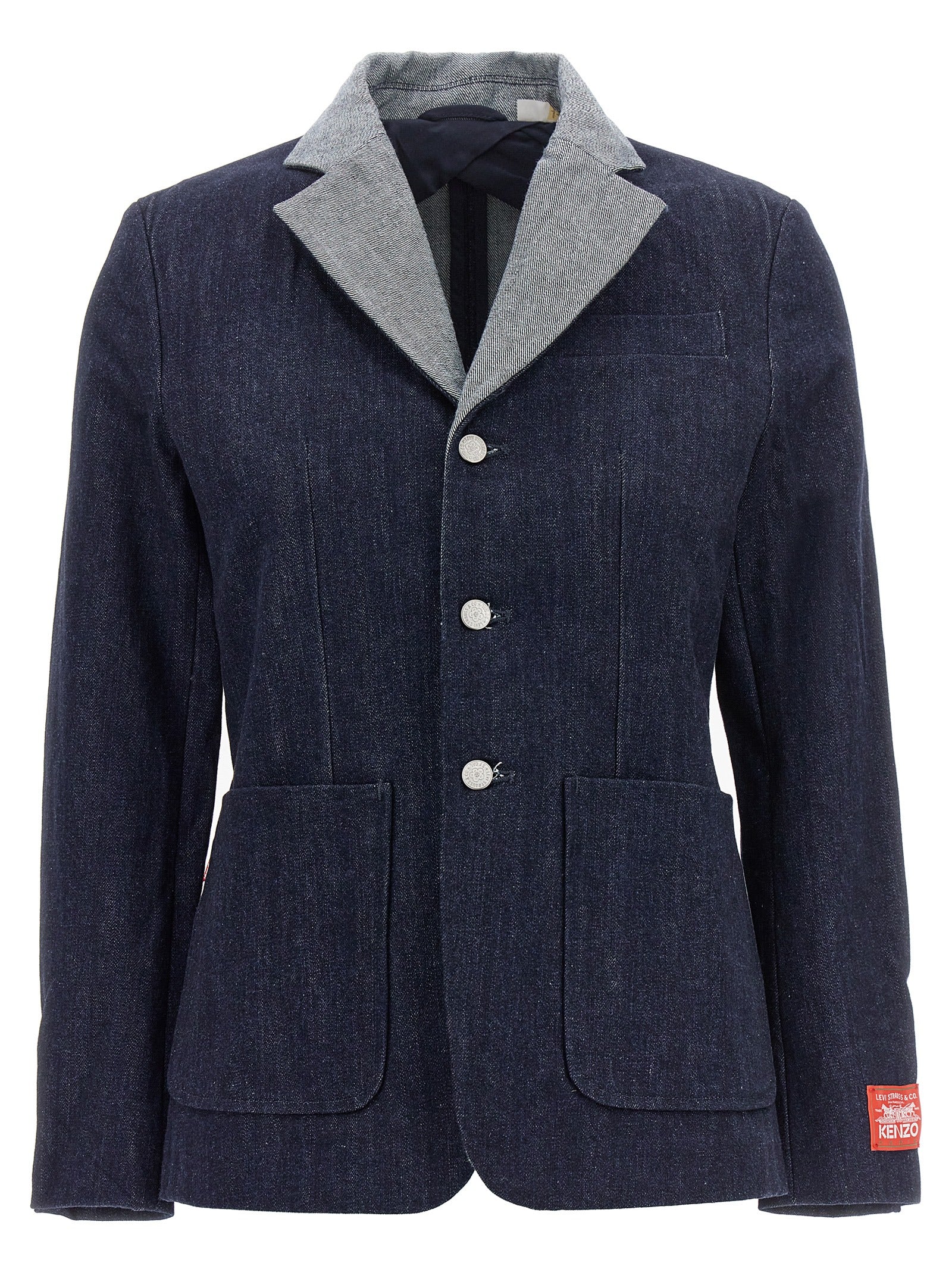 Kenzo-Kenzo X Levi Strauss & Co. Blazer Giacche Blu-Donna