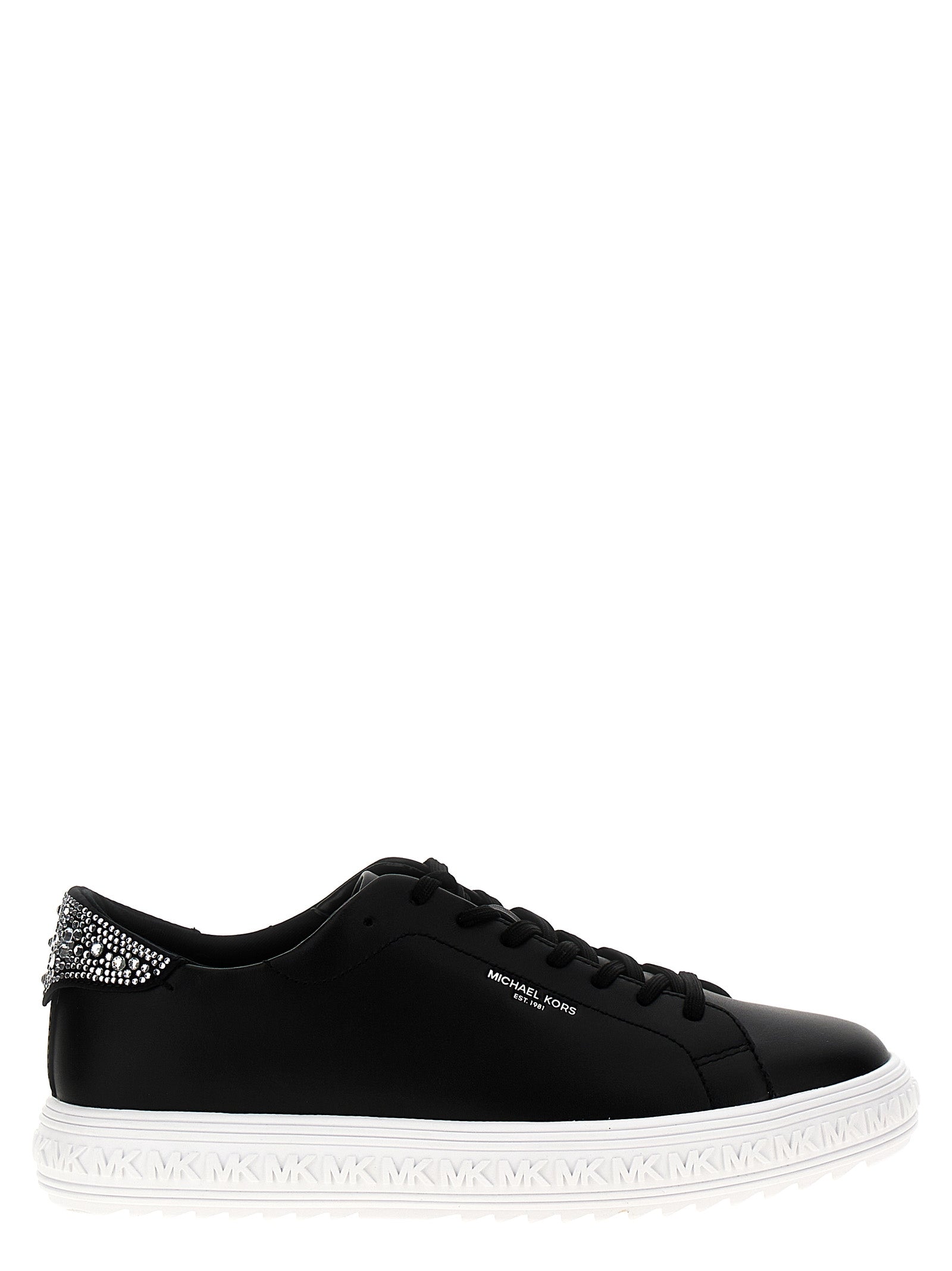 Michael Michael Kors-Grive Sneakers Bianco/Nero-Donna