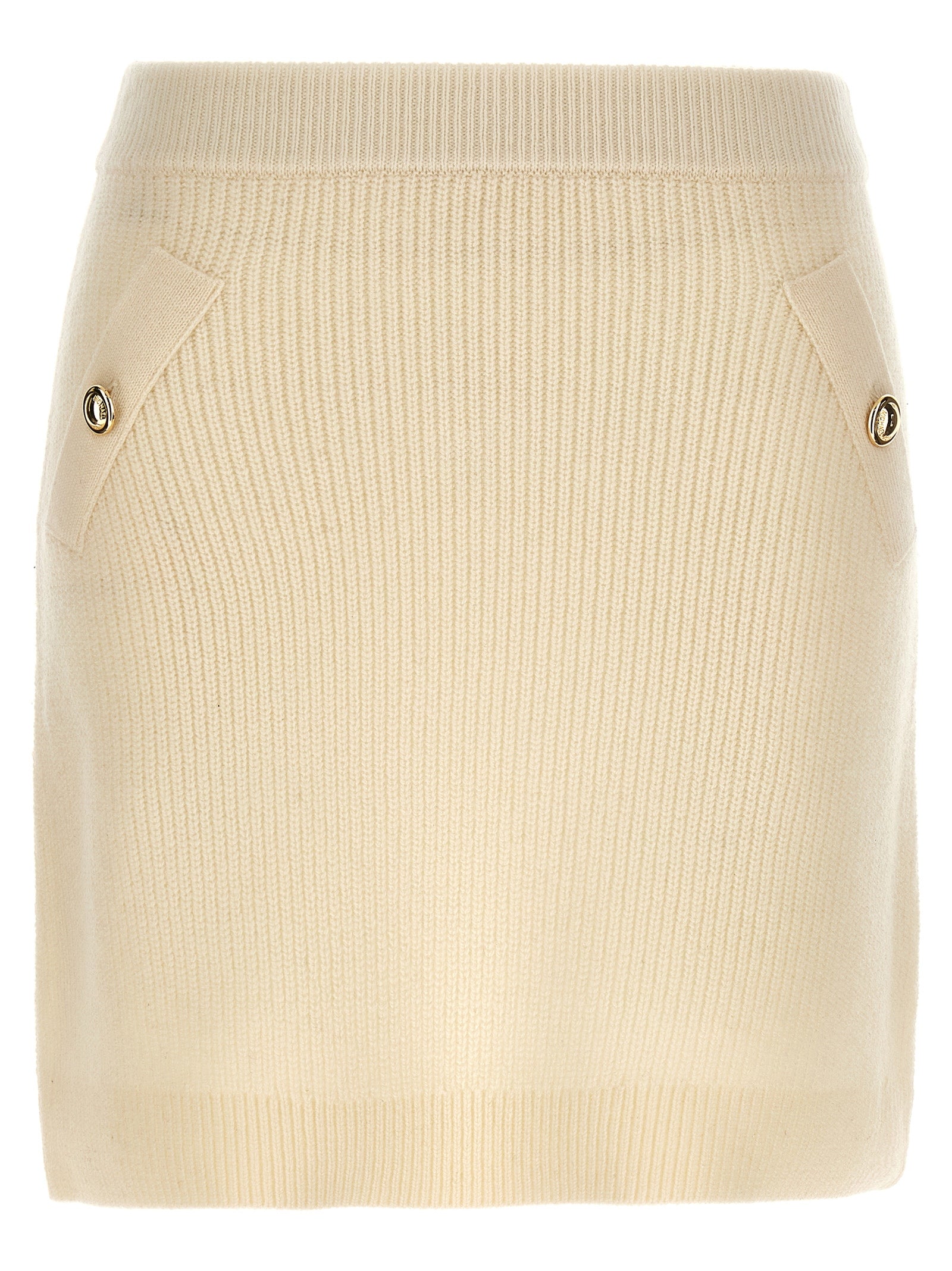 Michael Michael Kors-Knitted Skirt Gonne Bianco-Donna