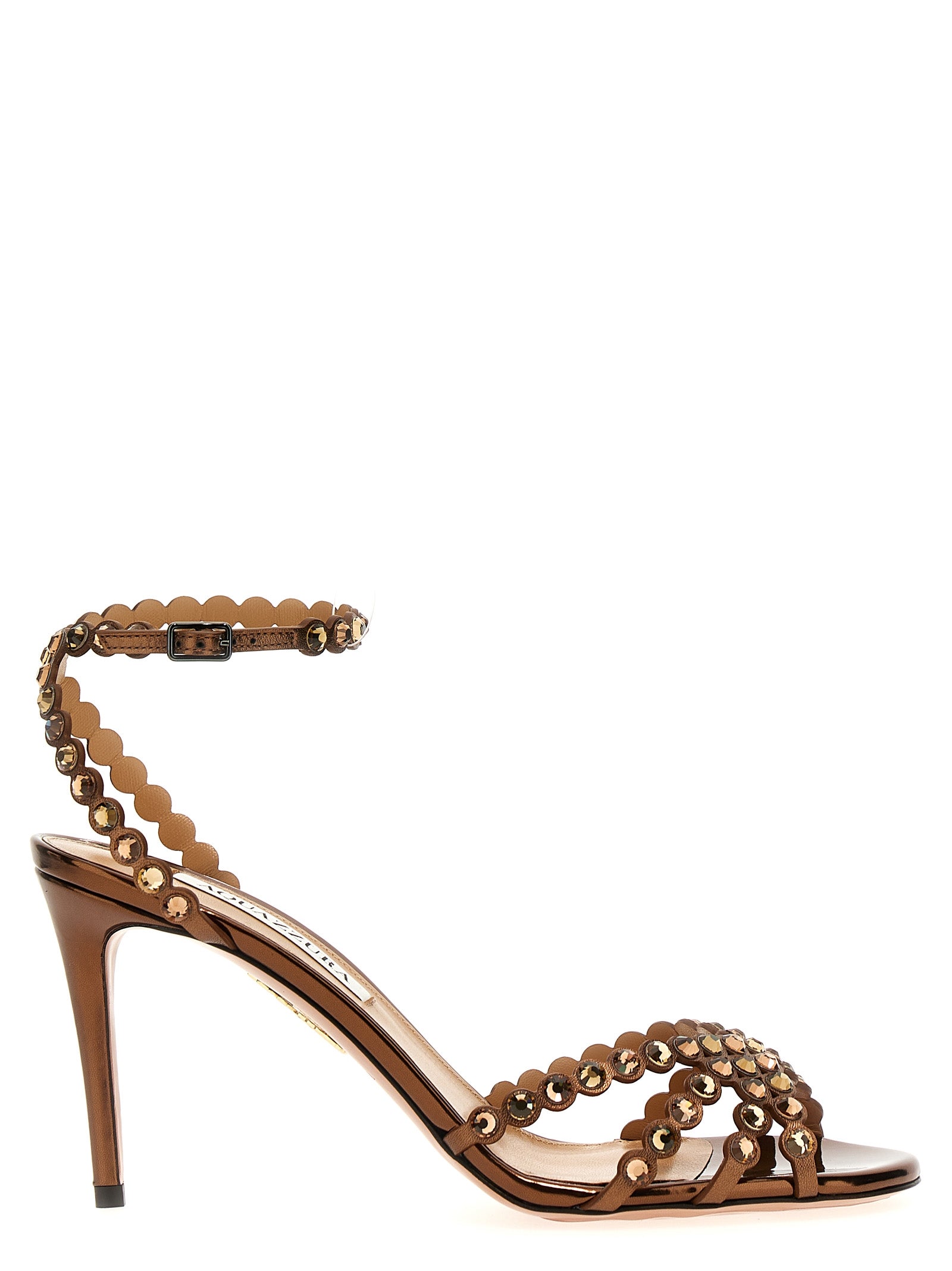 Aquazzura-Tequila Sandali Marrone-Donna