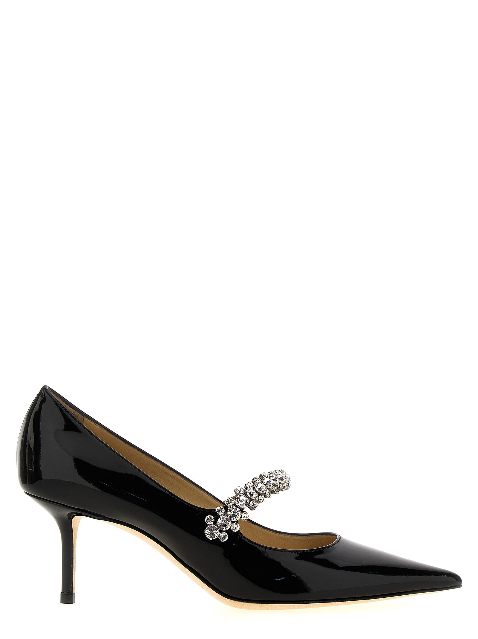 Jimmy Choo-Bing Decollete Bianco/Nero-Donna