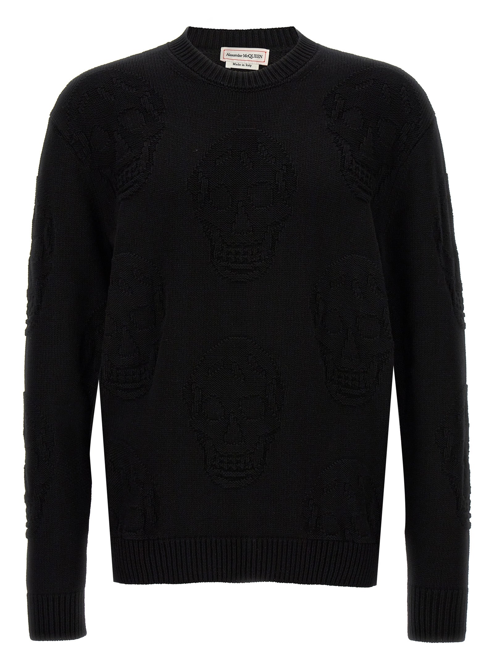 Alexander Mcqueen-Skull Maglioni Nero-Uomo