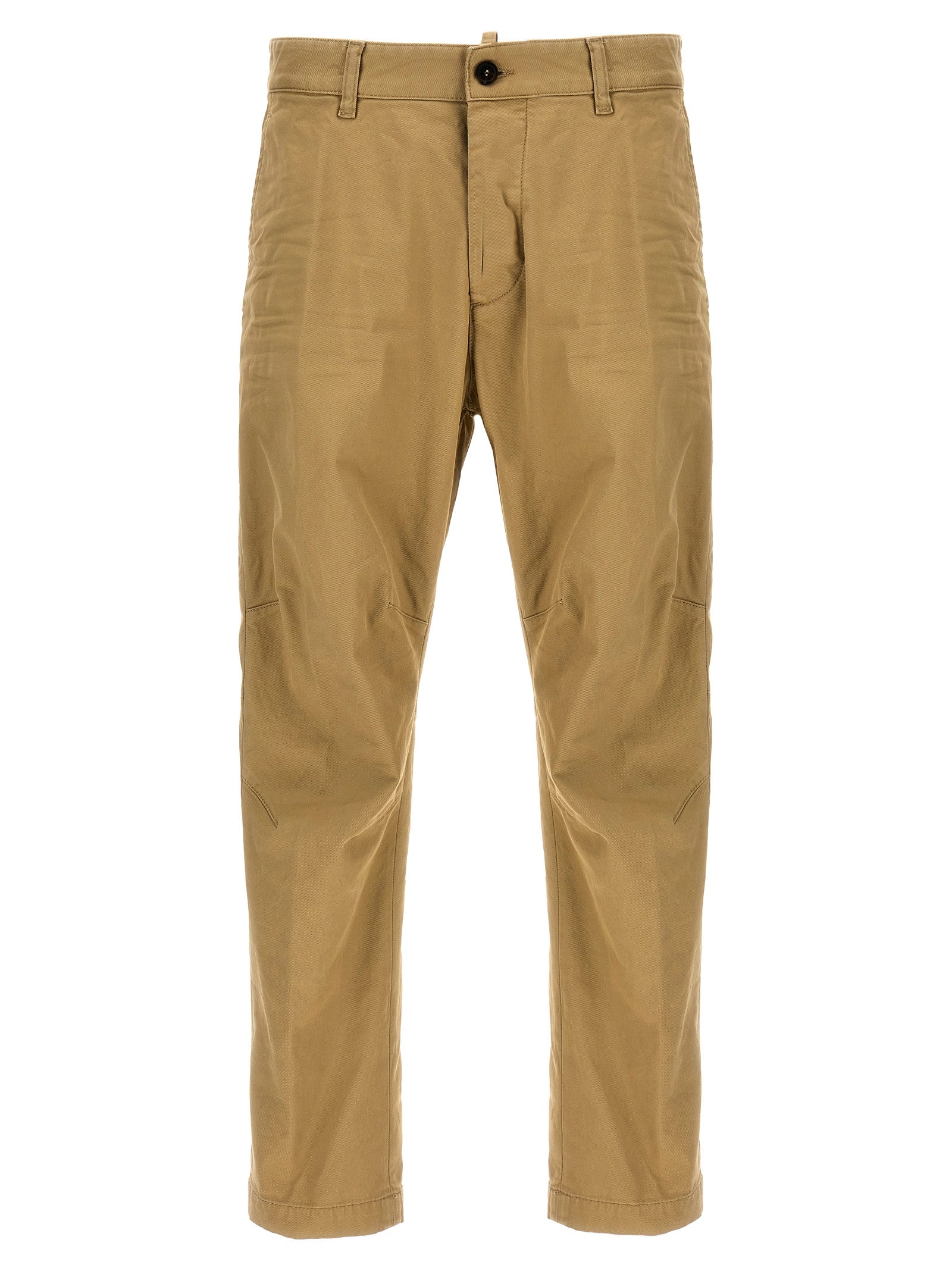 Dsquared2-Sexy Chino Pantaloni Beige-Uomo