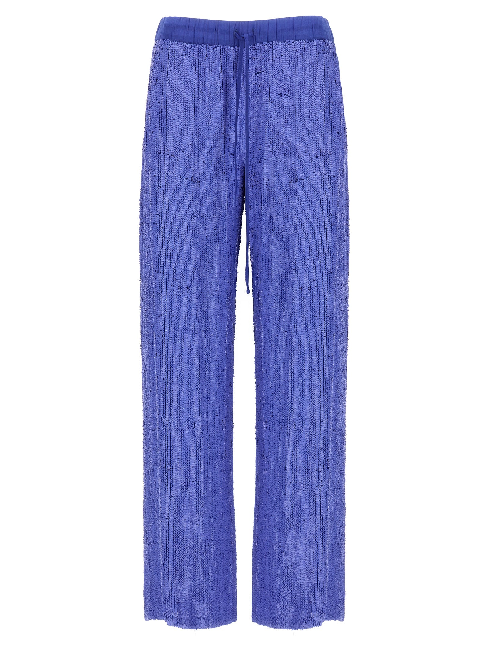 P. A.R. O.S. H.-Sequin Pantaloni Viola-Donna