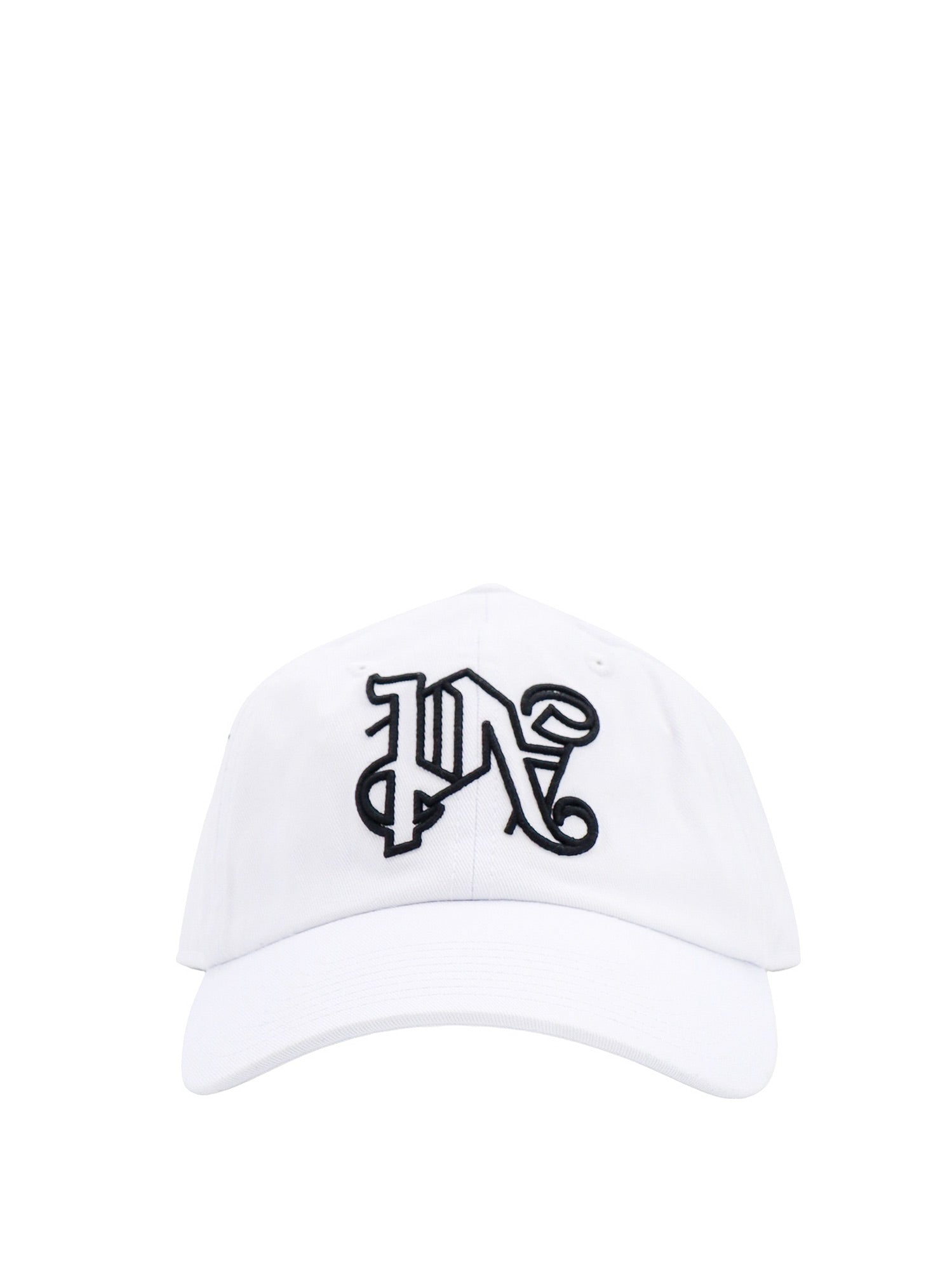 Palm Angels-Cappello in cotone con monogramma-Uomo