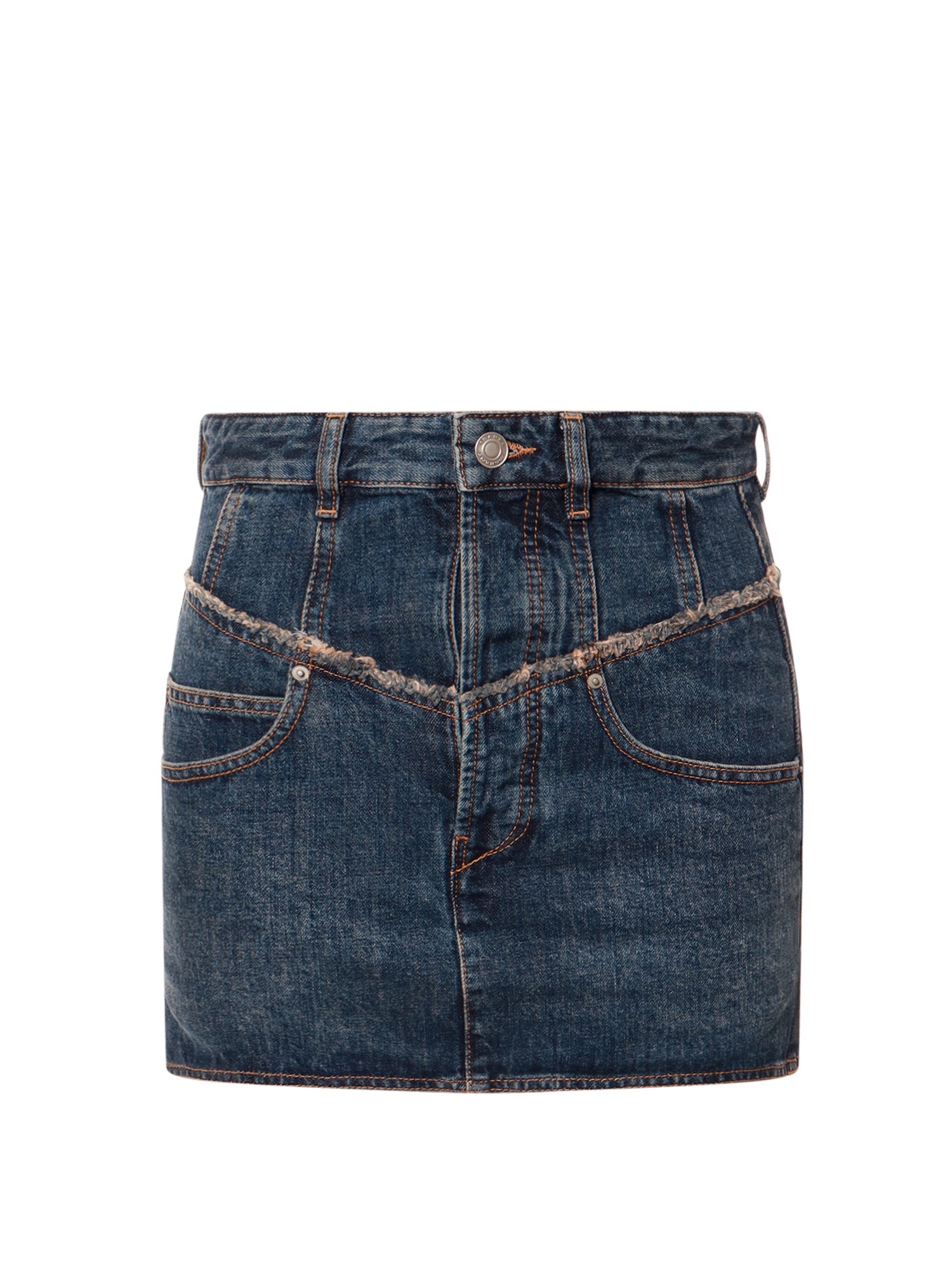 Isabel Marant-Gonna mini denim-Donna