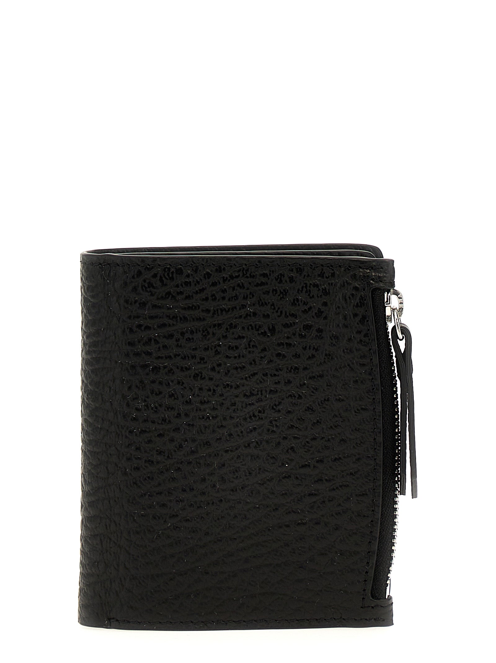 Maison Margiela-Flap Wallet Portafogli Nero-Donna