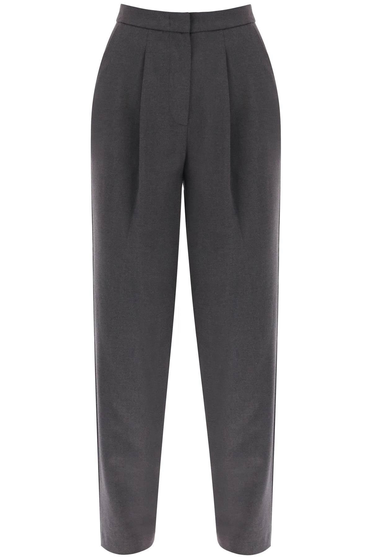 Mvp Wardrobe-Pantaloni Meda In Misto Lana-Donna