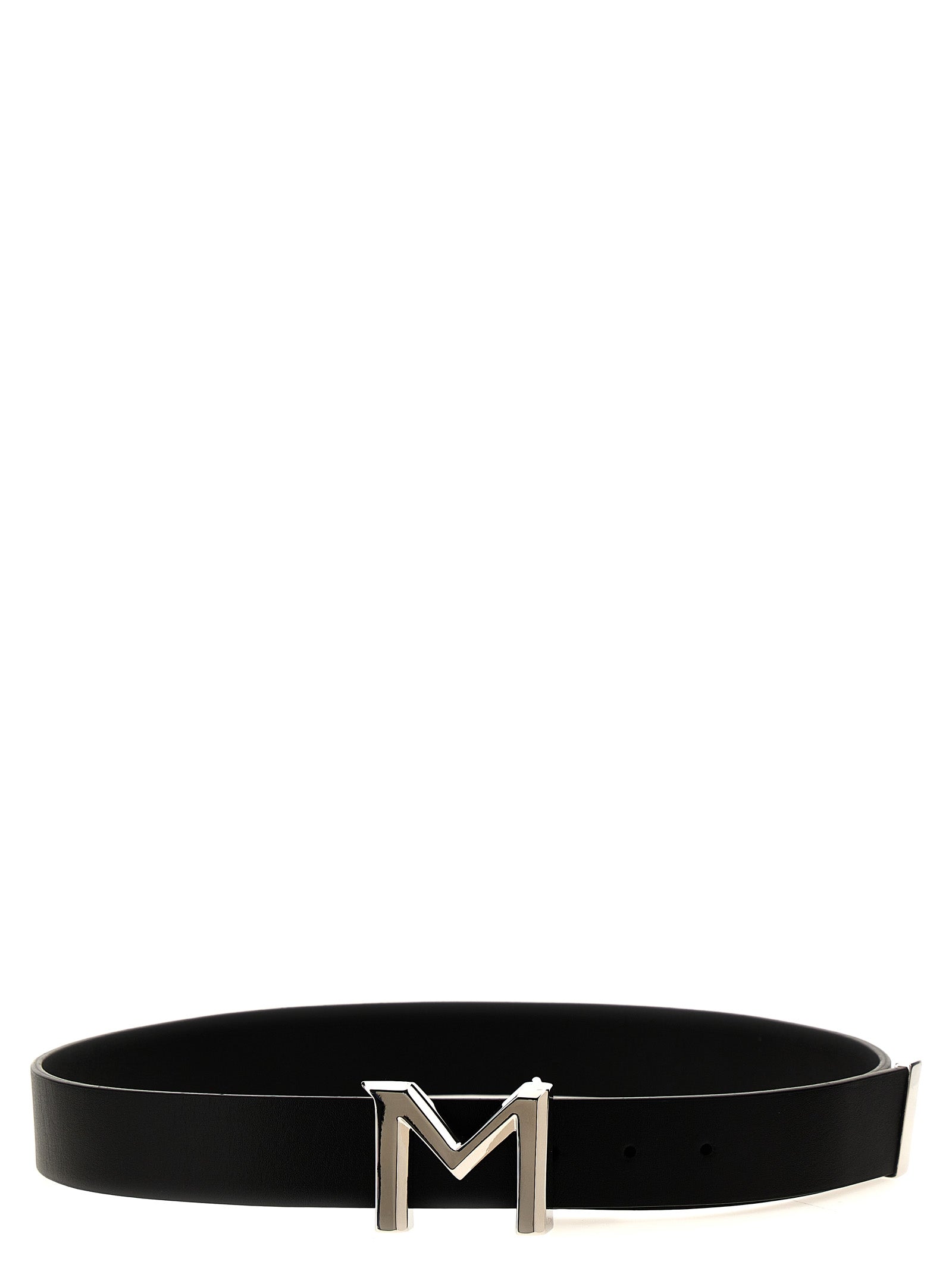 Mugler-M-Buckle Cinture Nero-Donna