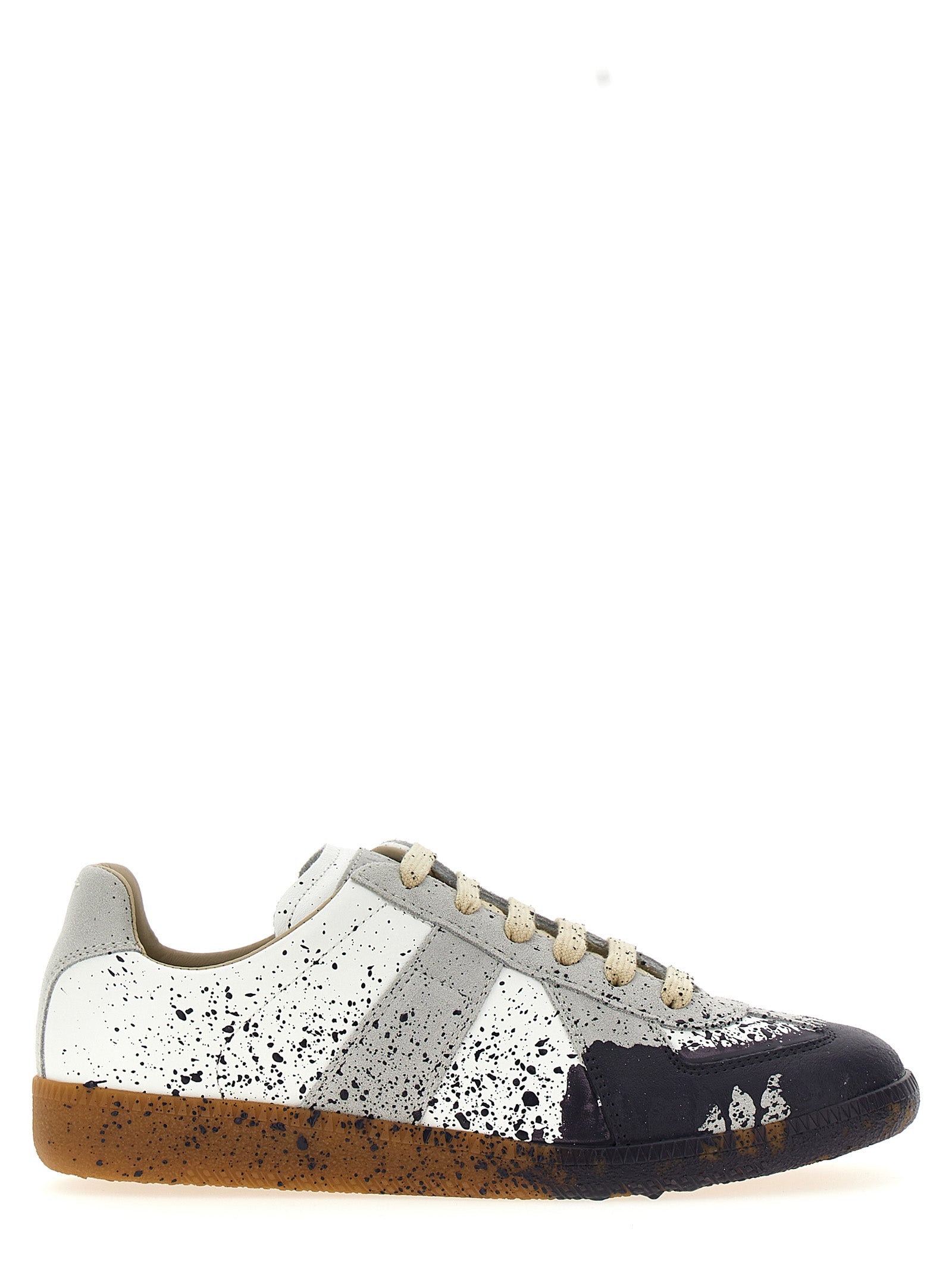 Maison Margiela-Paint Replica Sneakers Bianco-Uomo