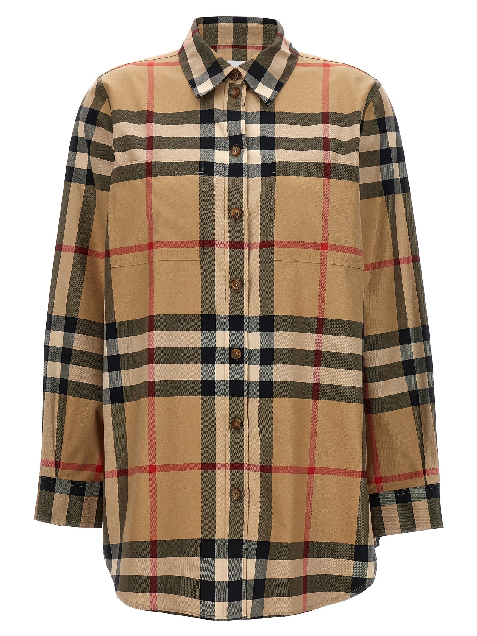 Burberry-Paola Camicie Beige-Donna