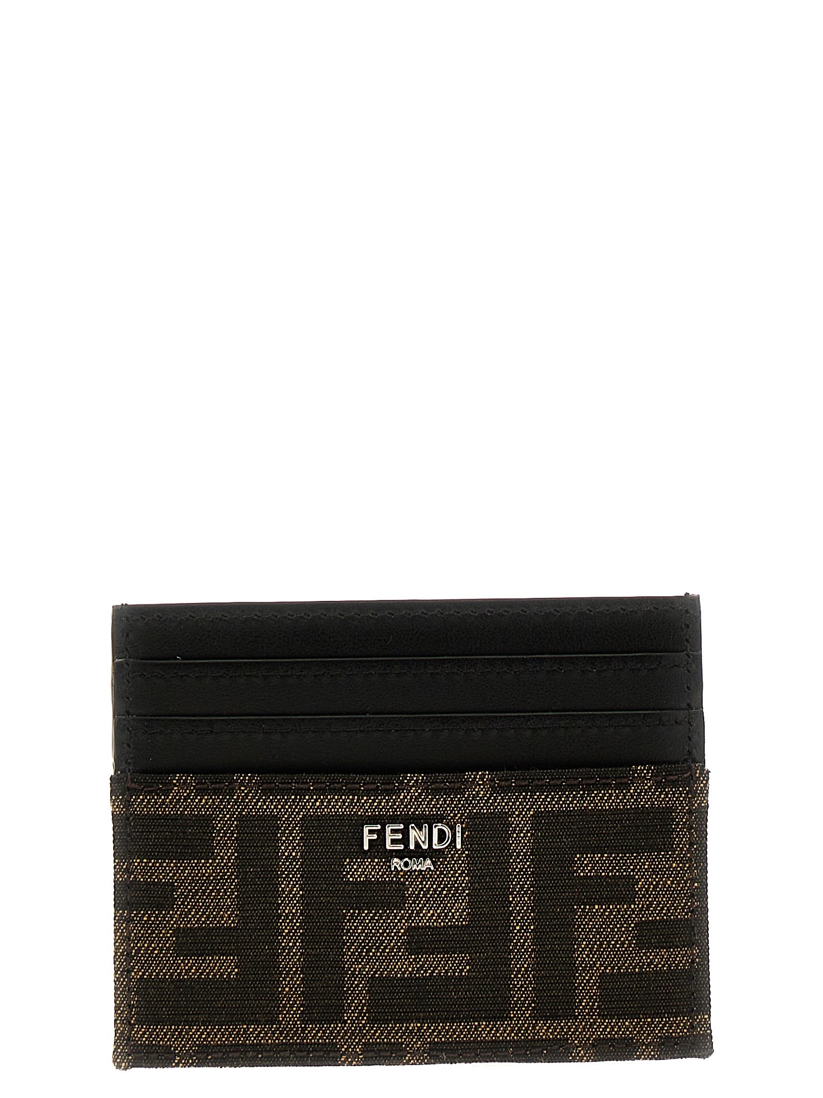 Fendi-Ff Portafogli Marrone-Uomo