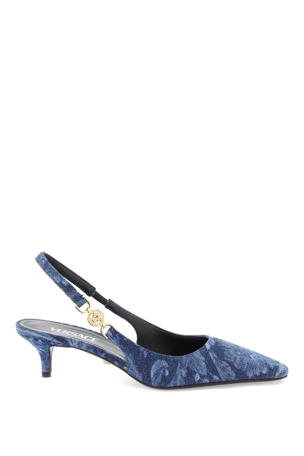 Versace-Décolleté Slingback Medusa '95 Barocco-Donna