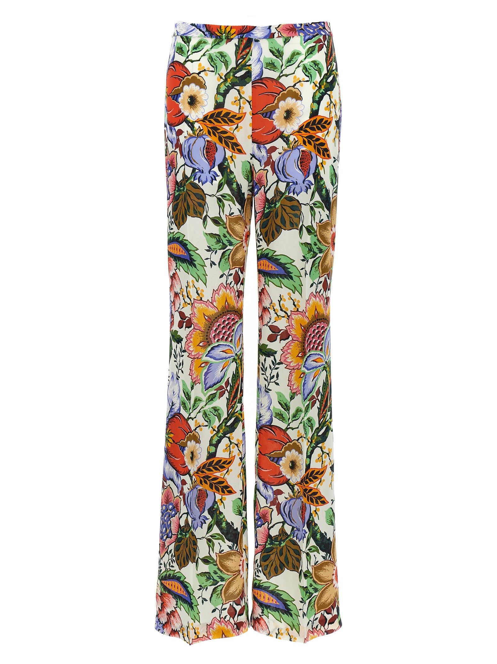 Etro-Floral Pantaloni Multicolor-Donna