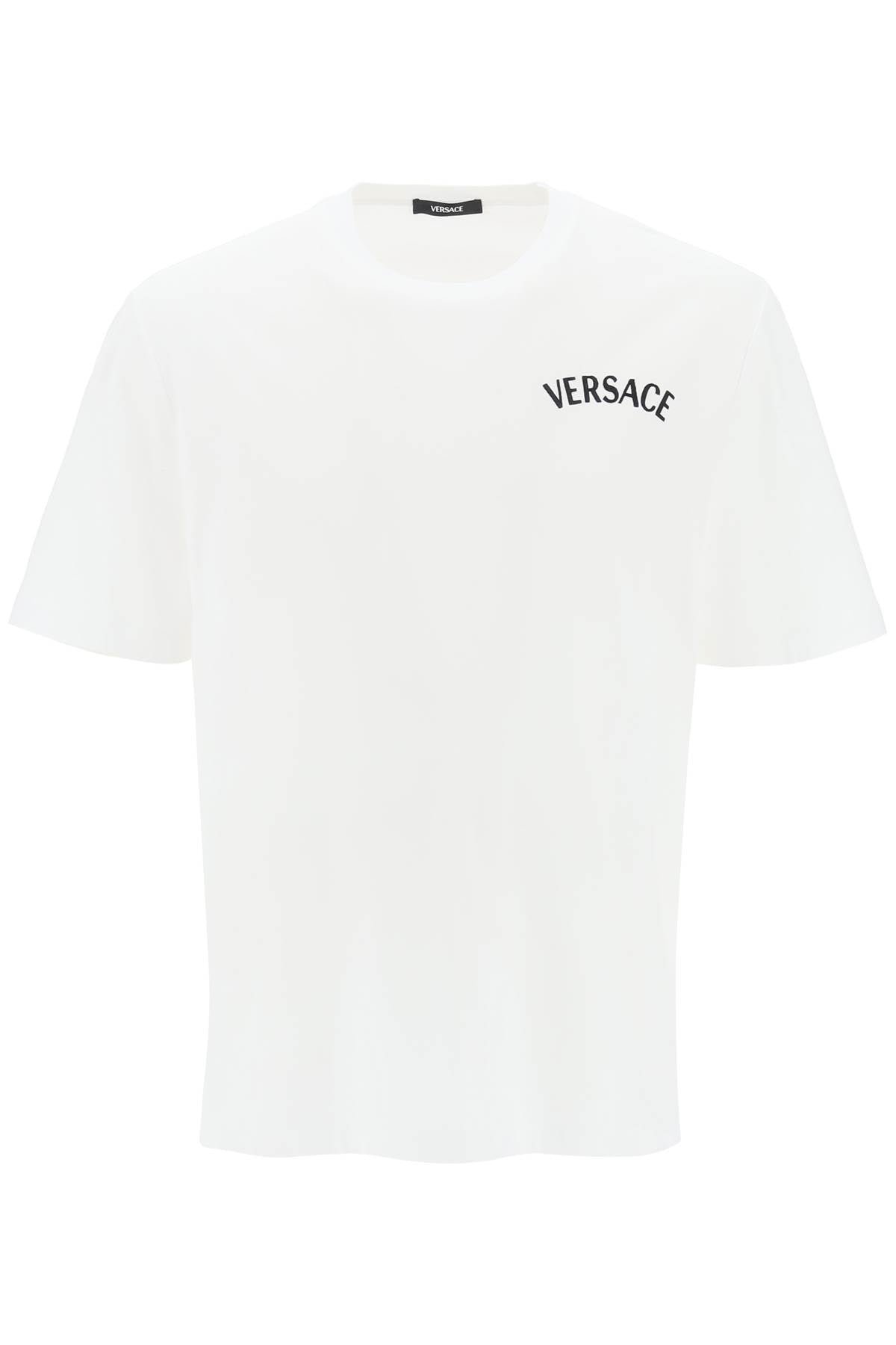 Versace-T Shirt Girocollo Milano Stamp-Uomo