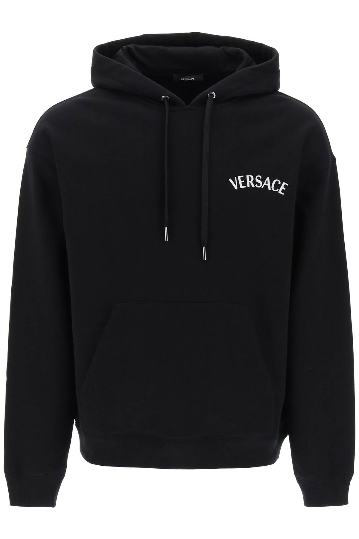 Versace-Felpa Con Cappuccio Milano Stamp-Uomo