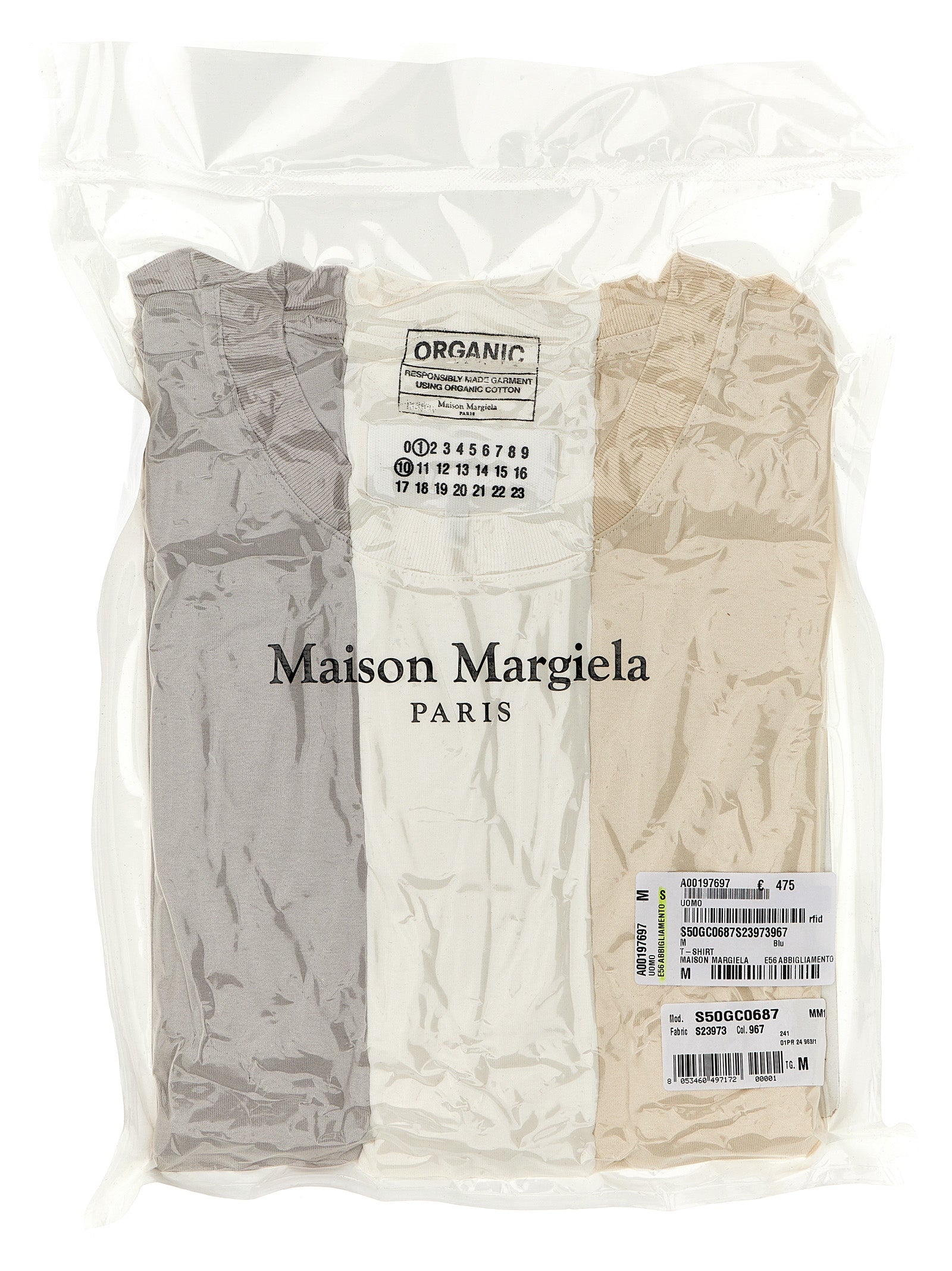 Maison Margiela-3 Pack S T Shirt Multicolor-Uomo